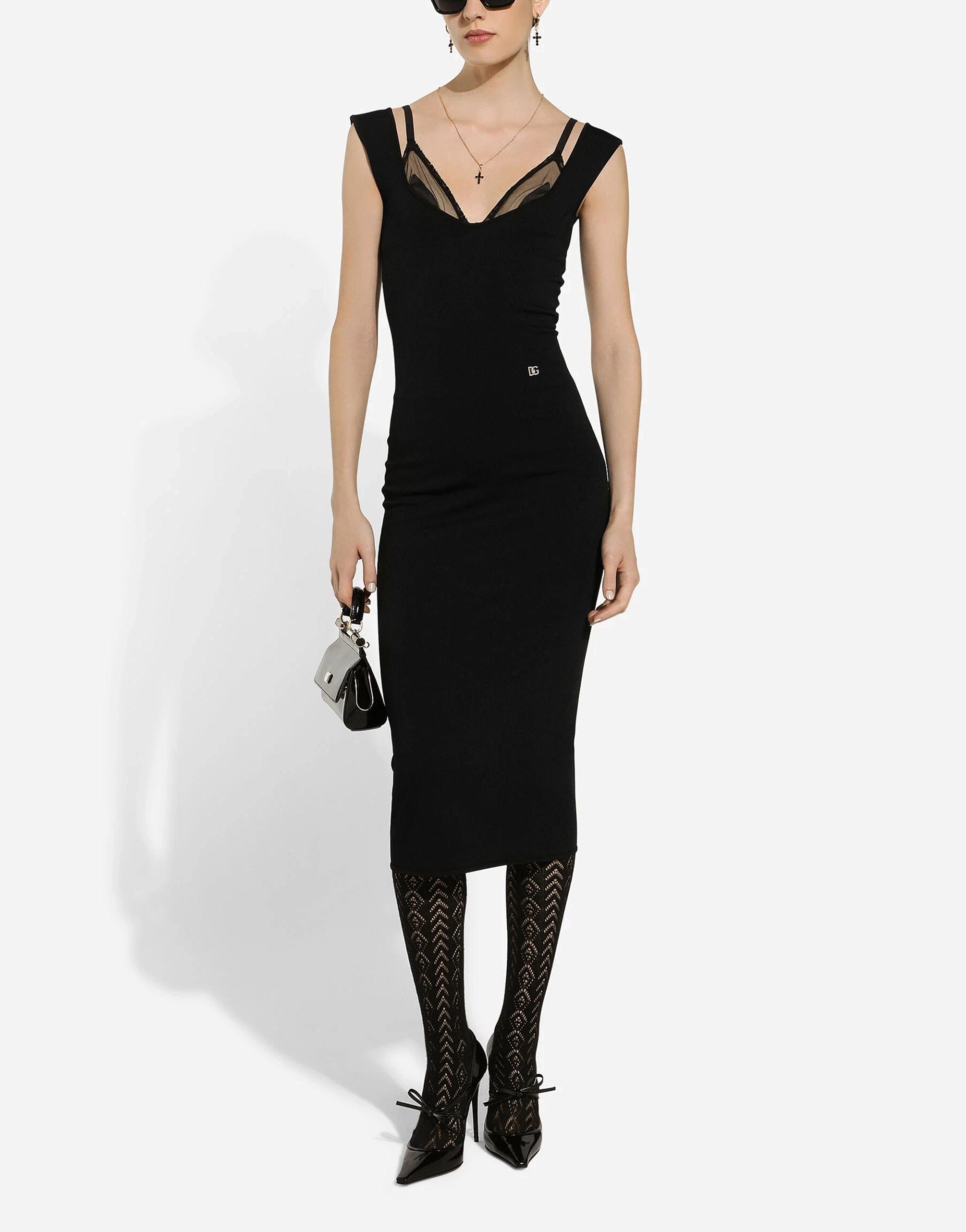 Dolce & Gabbana Sleeveless Midi Dress