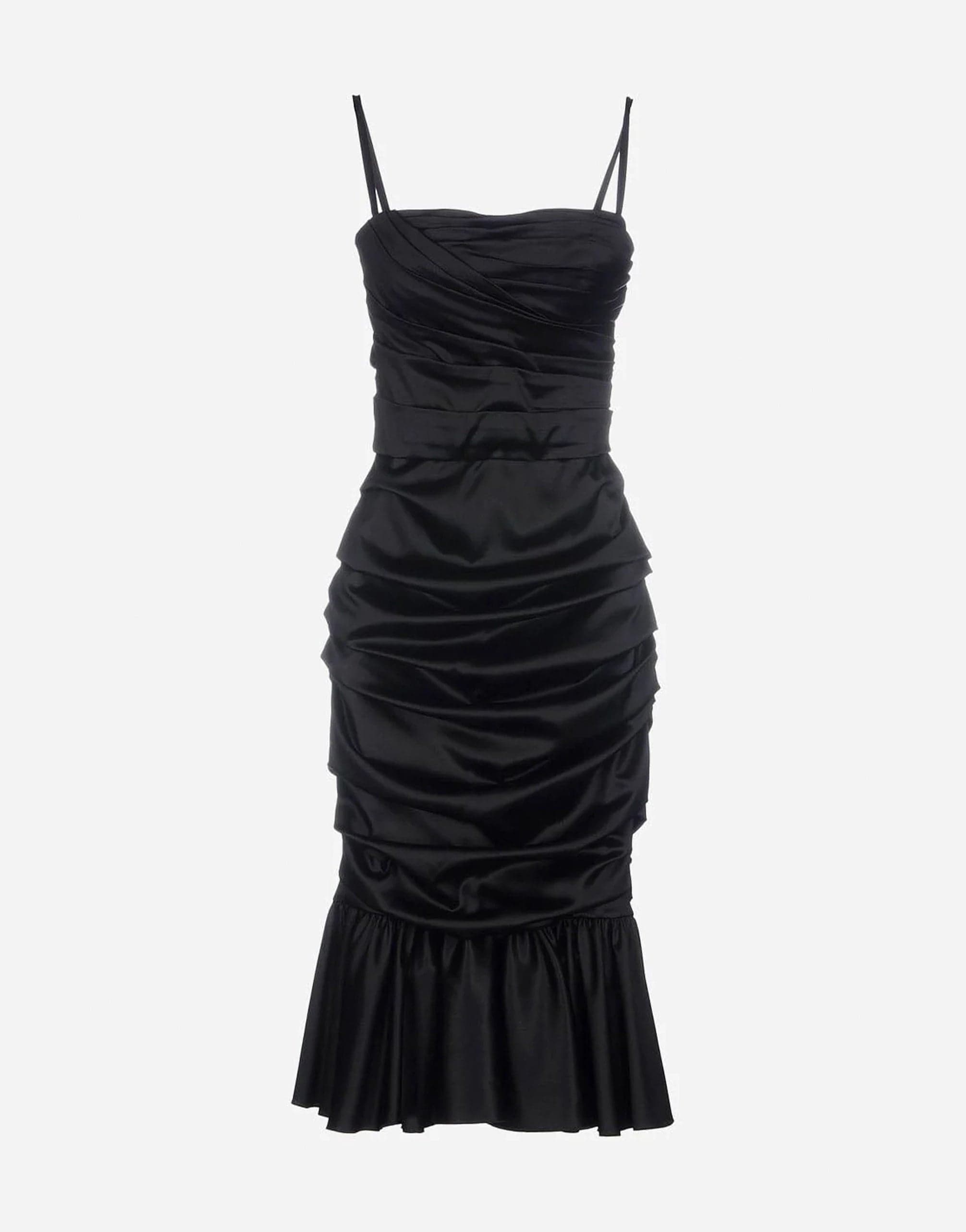 Dolce & Gabbana Sleeveless Stretch-Silk Midi Dress