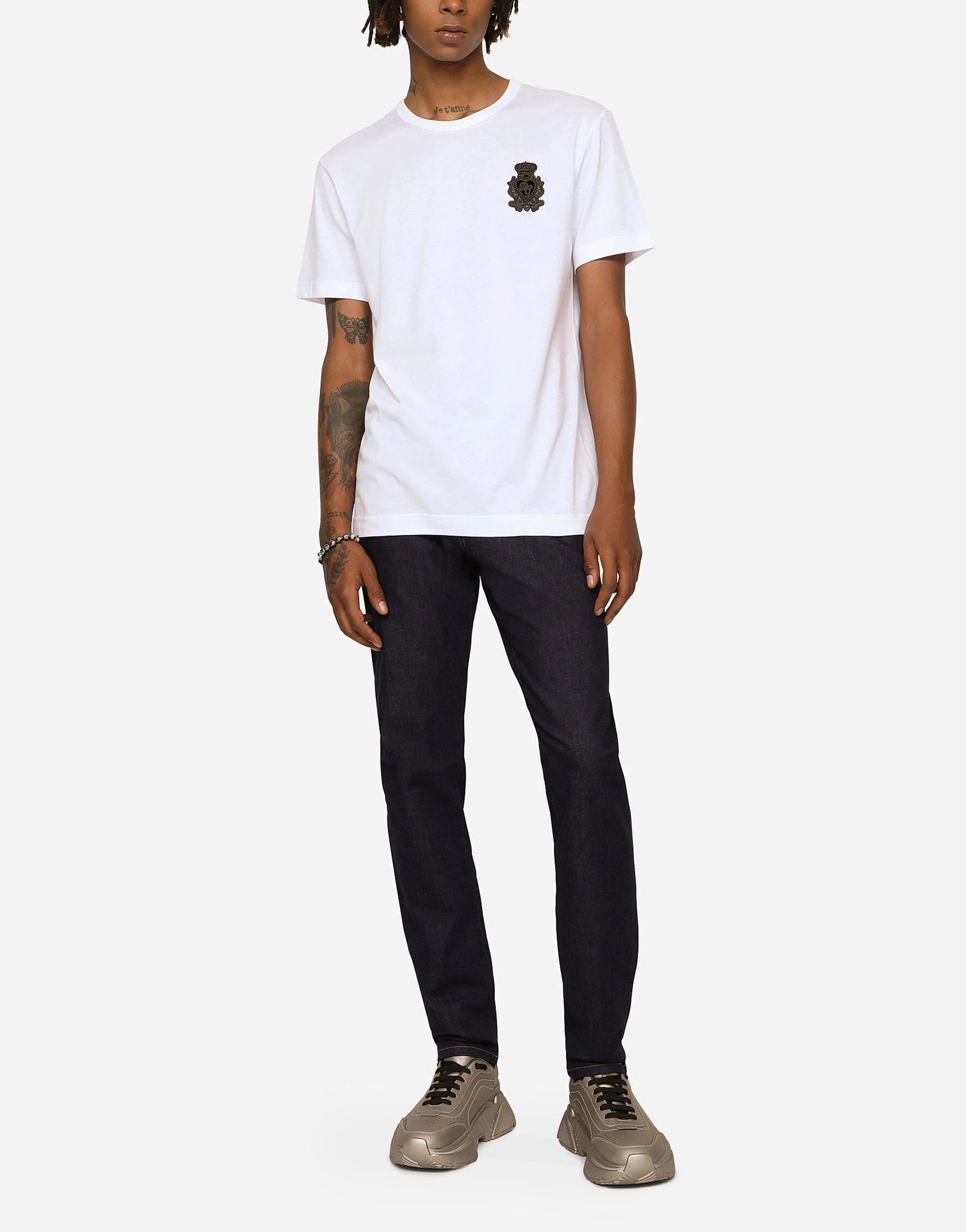 Dolce & Gabbana Slim-Fit 3D-Logo jeans - alternate view