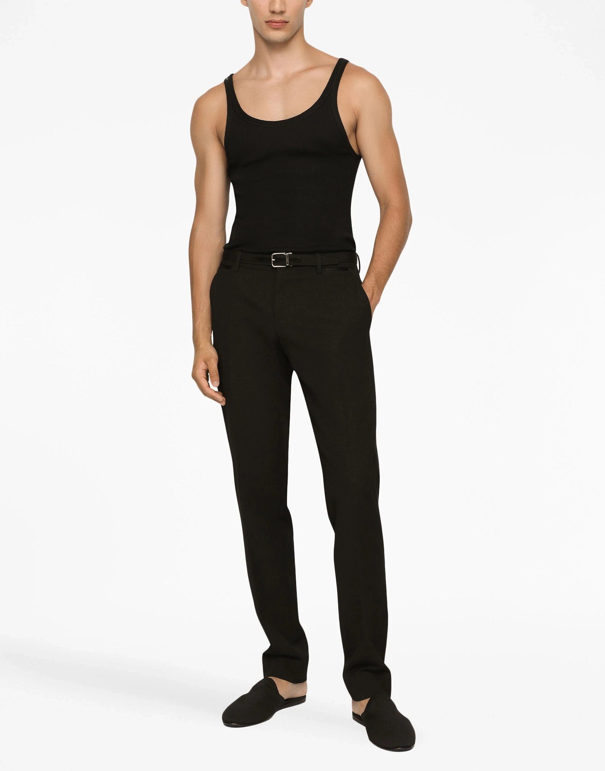 Dolce & Gabbana Slim-Fit Fine-Rib Tank Top