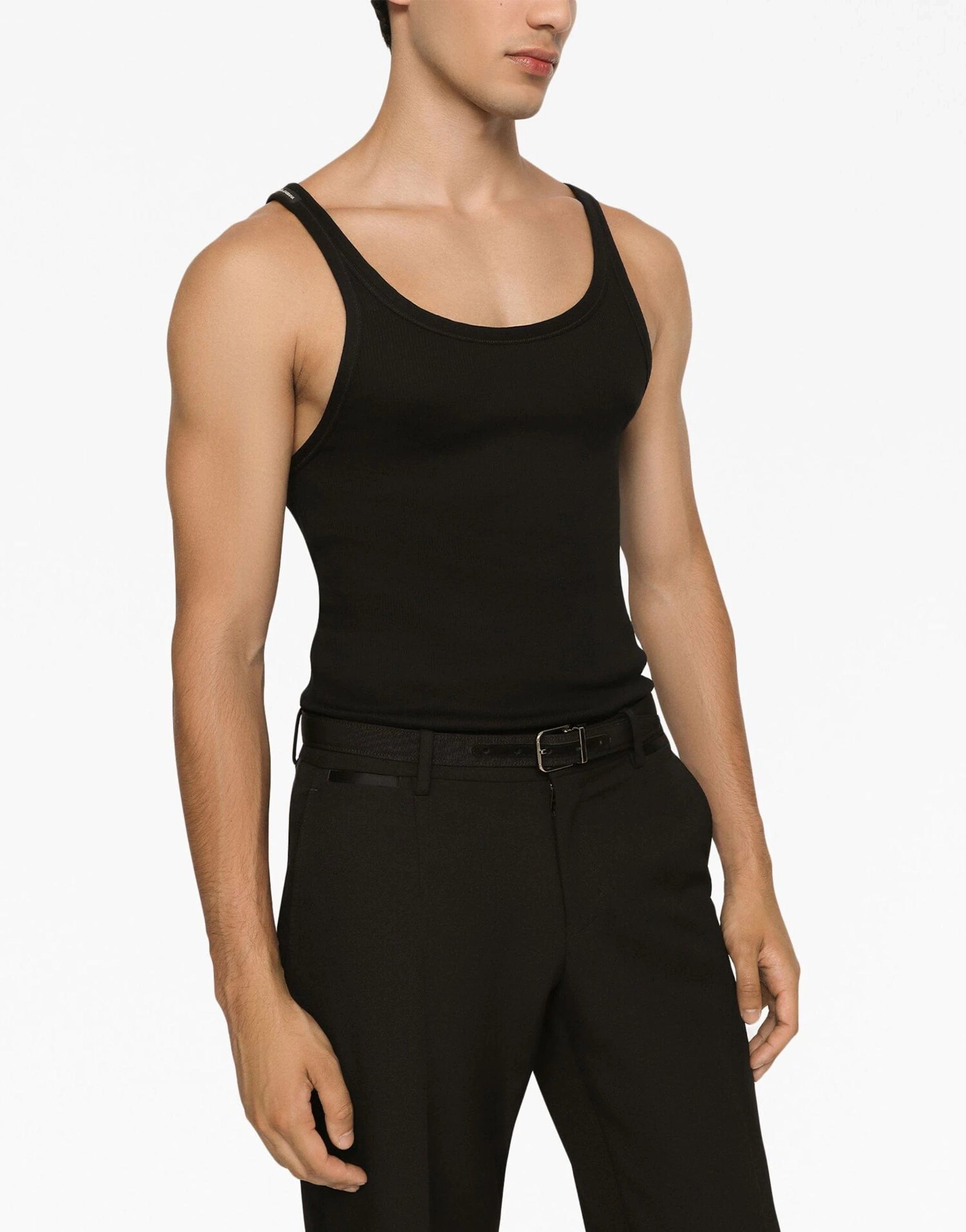 Dolce & Gabbana Slim-Fit Fine-Rib Tank Top