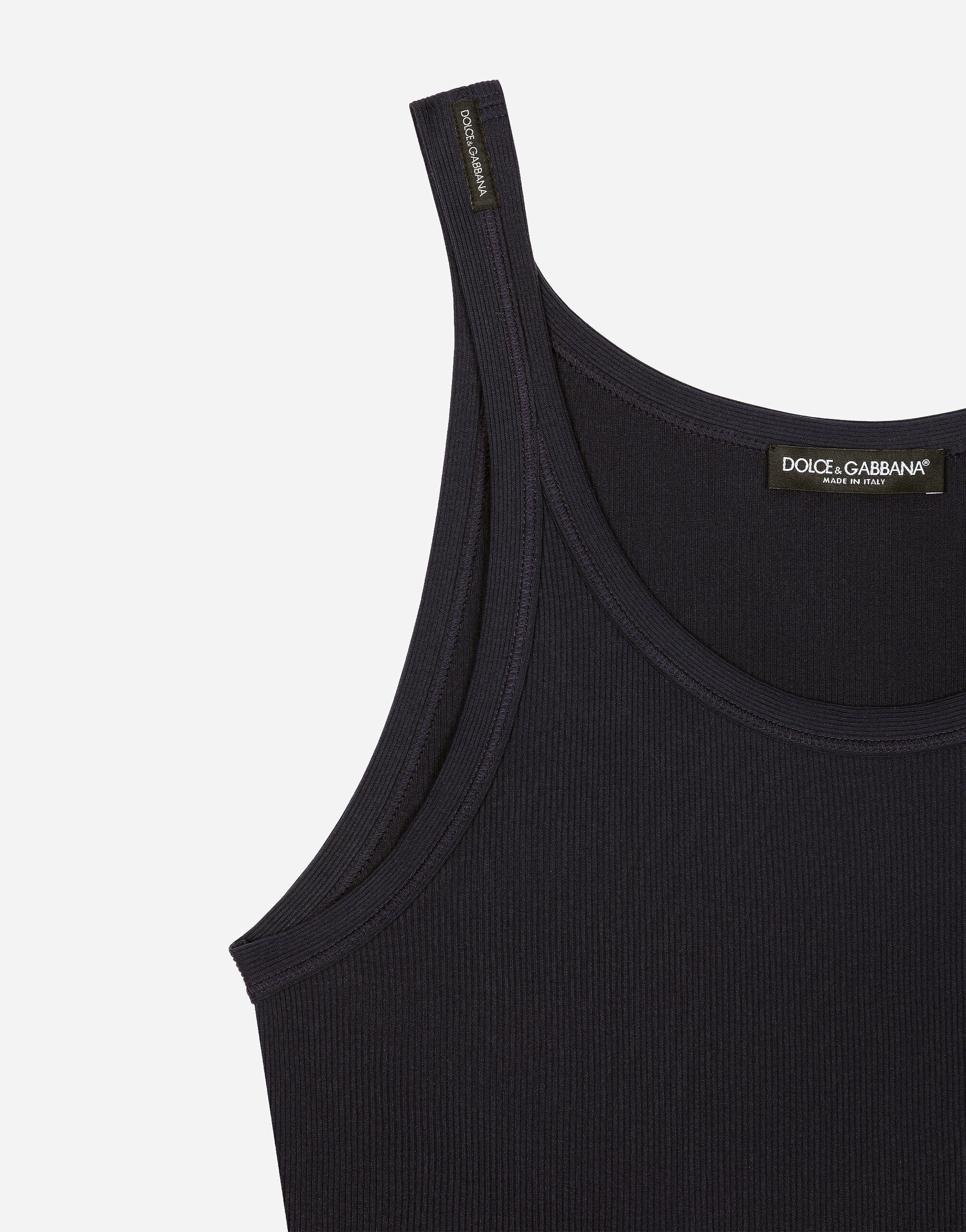 Dolce & Gabbana Slim-Fit Fine-Rib Tank Top