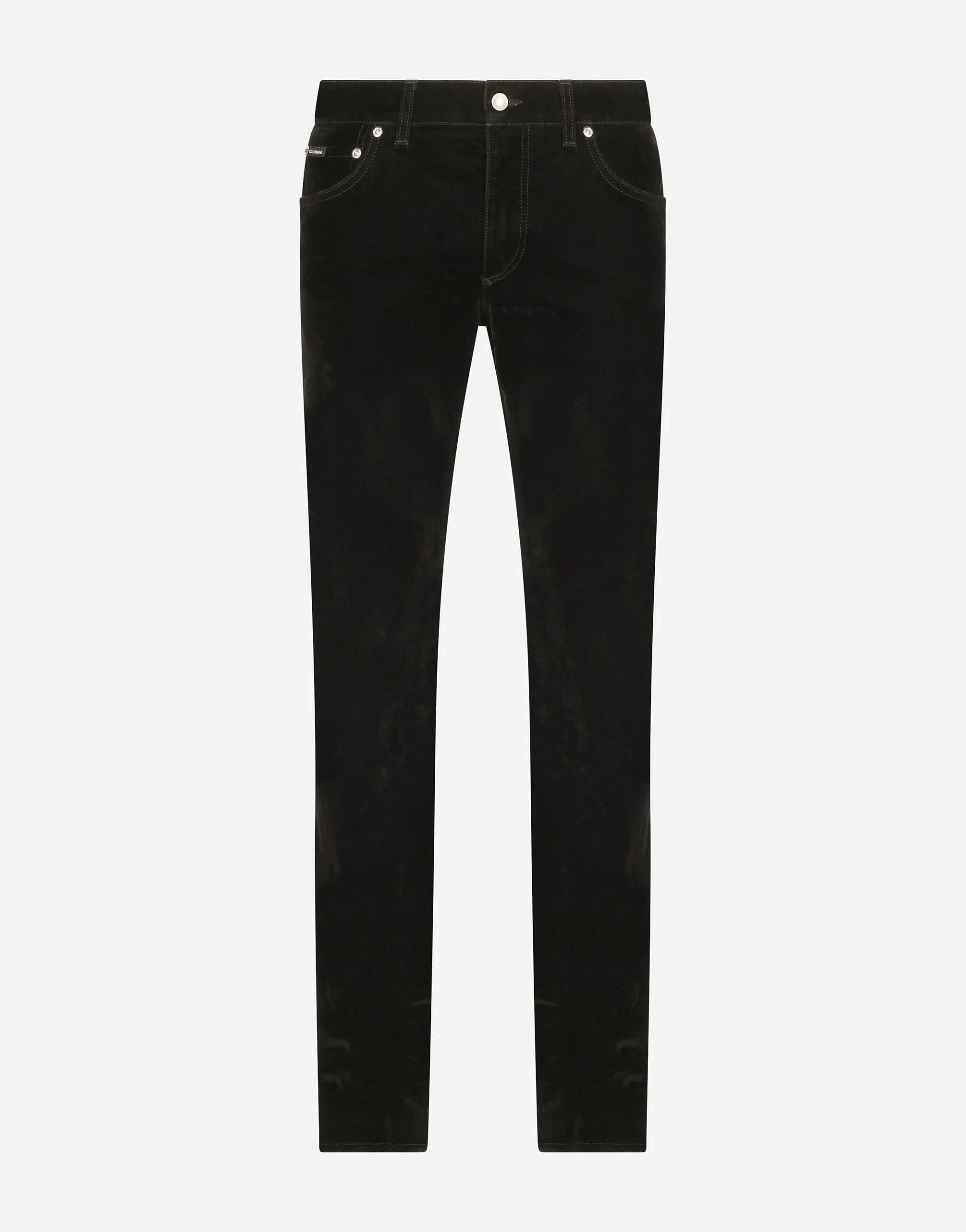 Dolce & Gabbana Slim-Fit Flocked Jeans