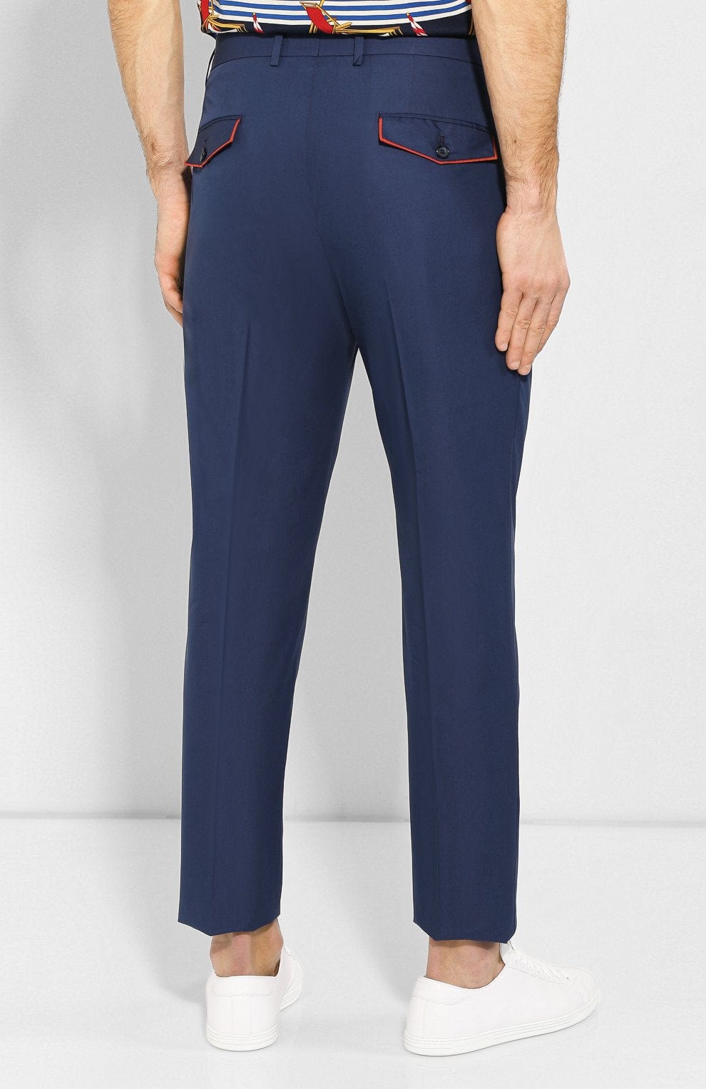 Dolce & Gabbana Slim-Fit Pants With Ruffles