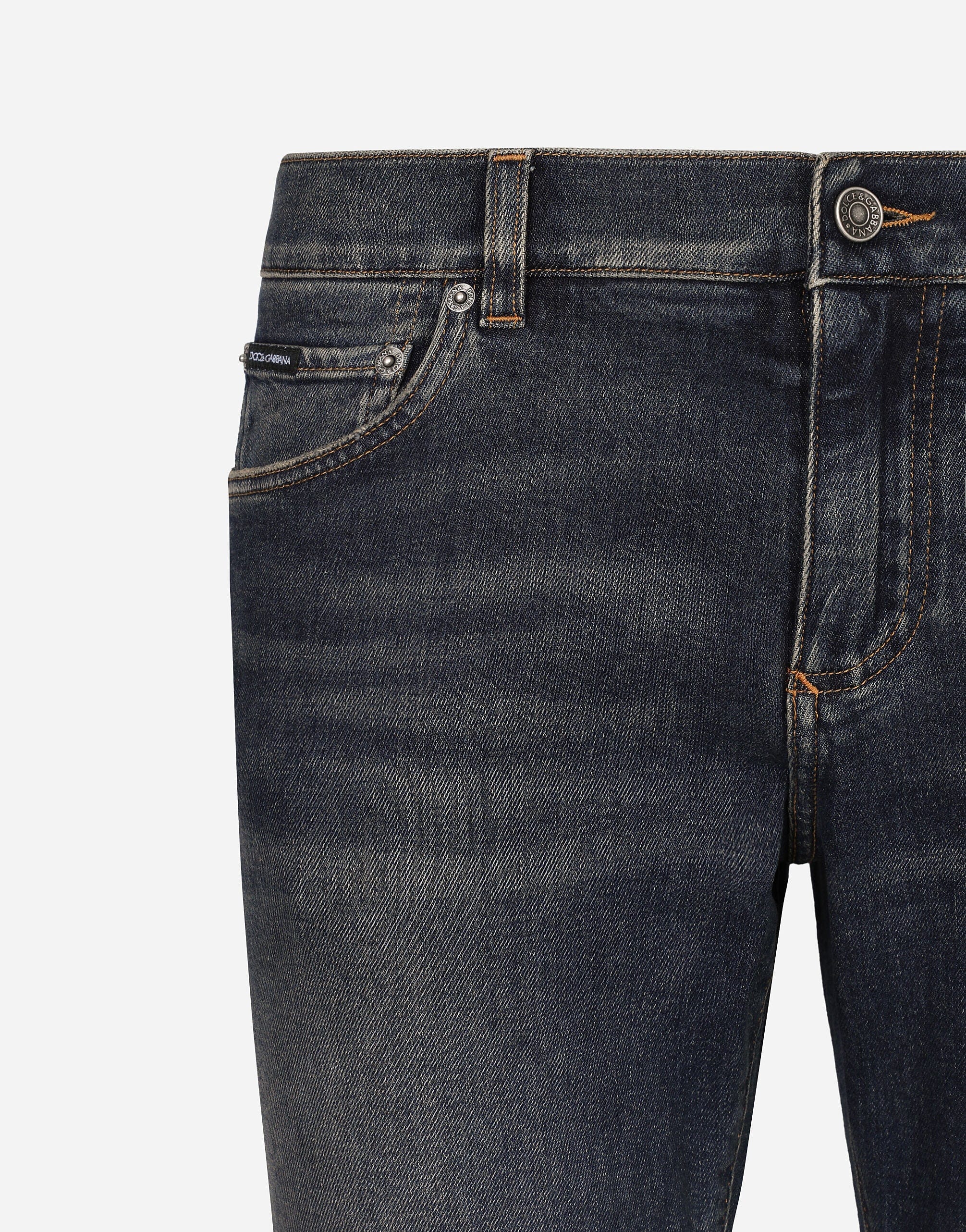 Dolce & Gabbana Slim-Fit Stretch Denim Jeans | Sendegaro