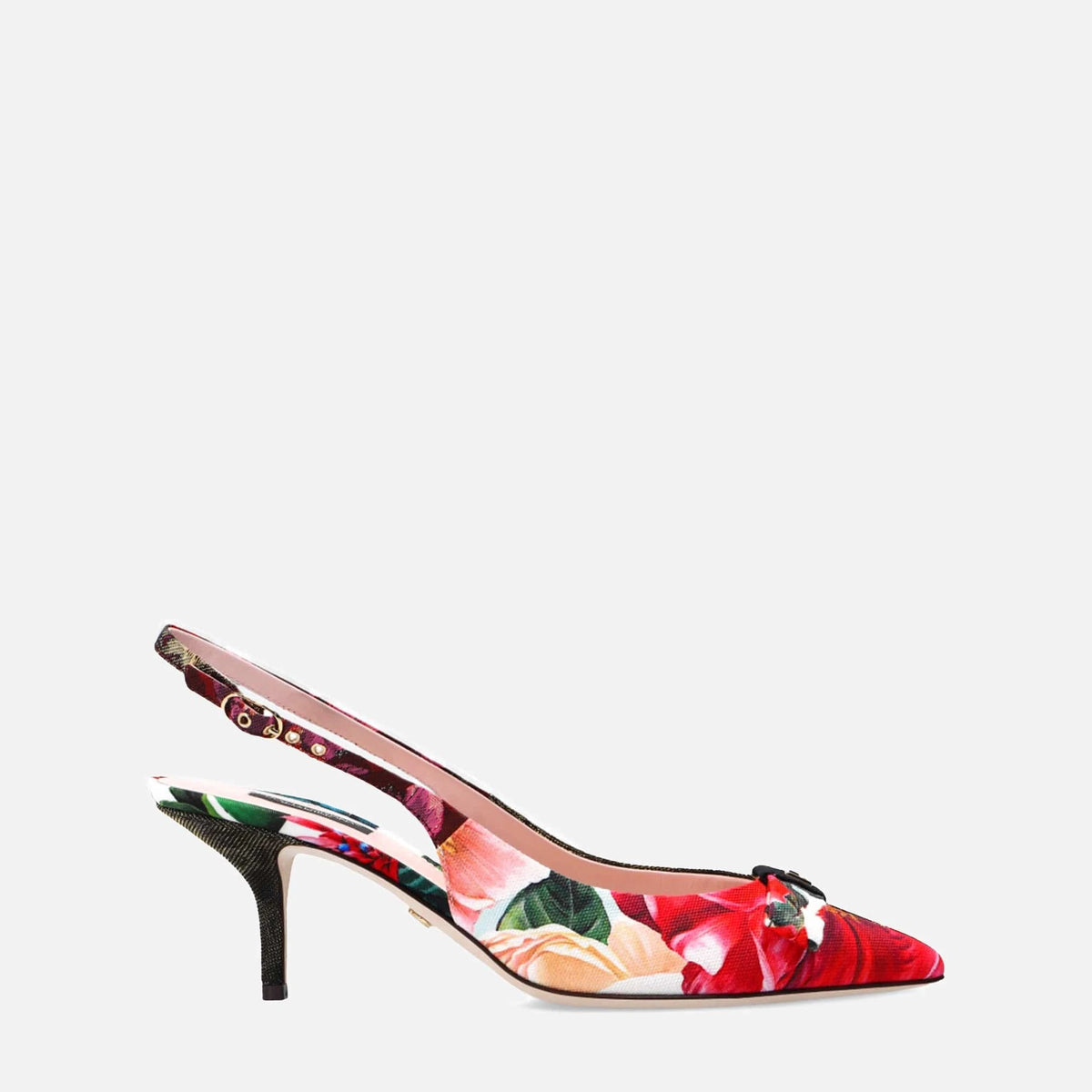 新品未使用 DOLCE&GABBANA ミュールサンダル36 定価12.6万 Dolce & Gabbana Slingback Floral Pumps | Sendegaro