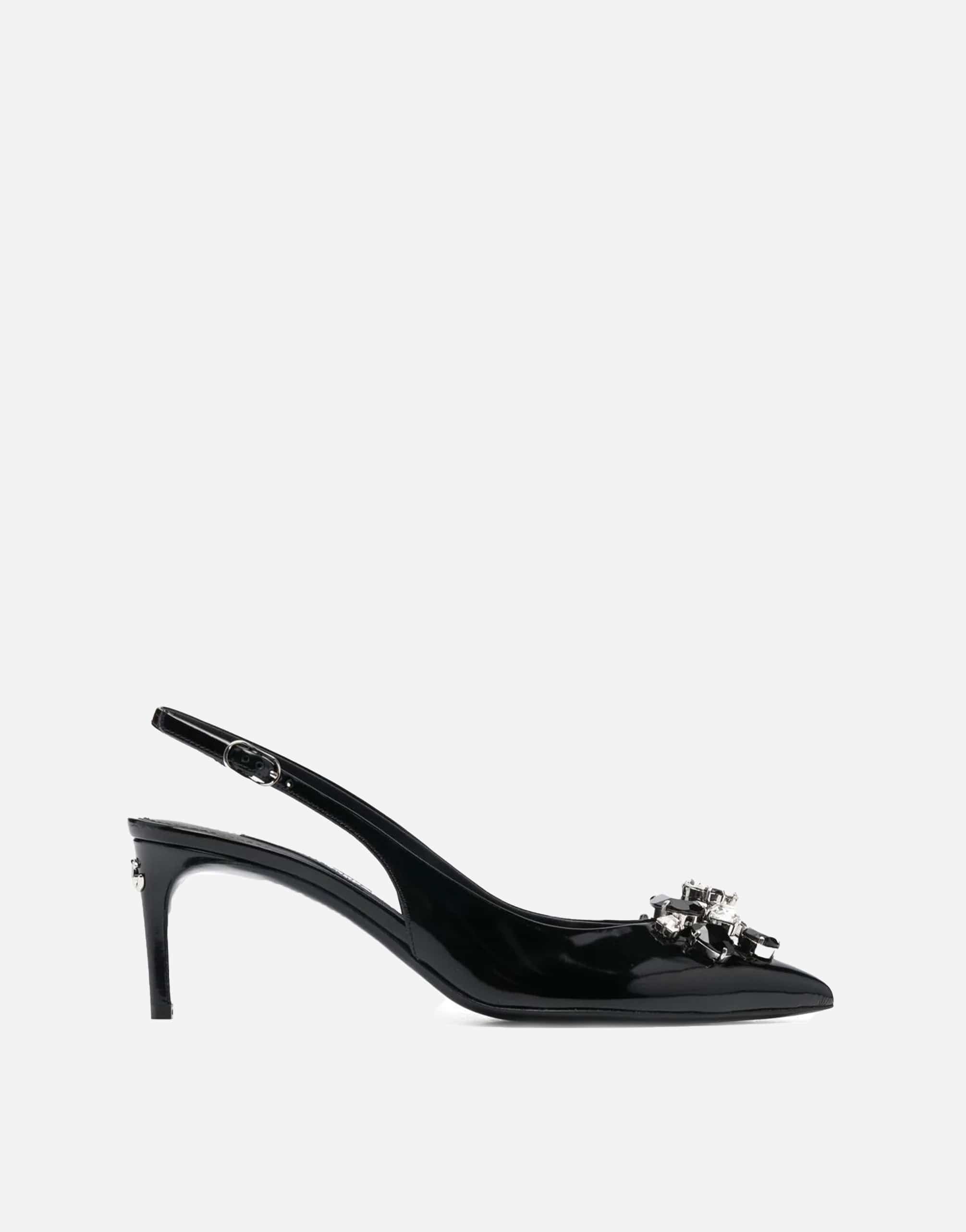 Dolce & Gabbana Slingback Pumps With Crystal-Embellished