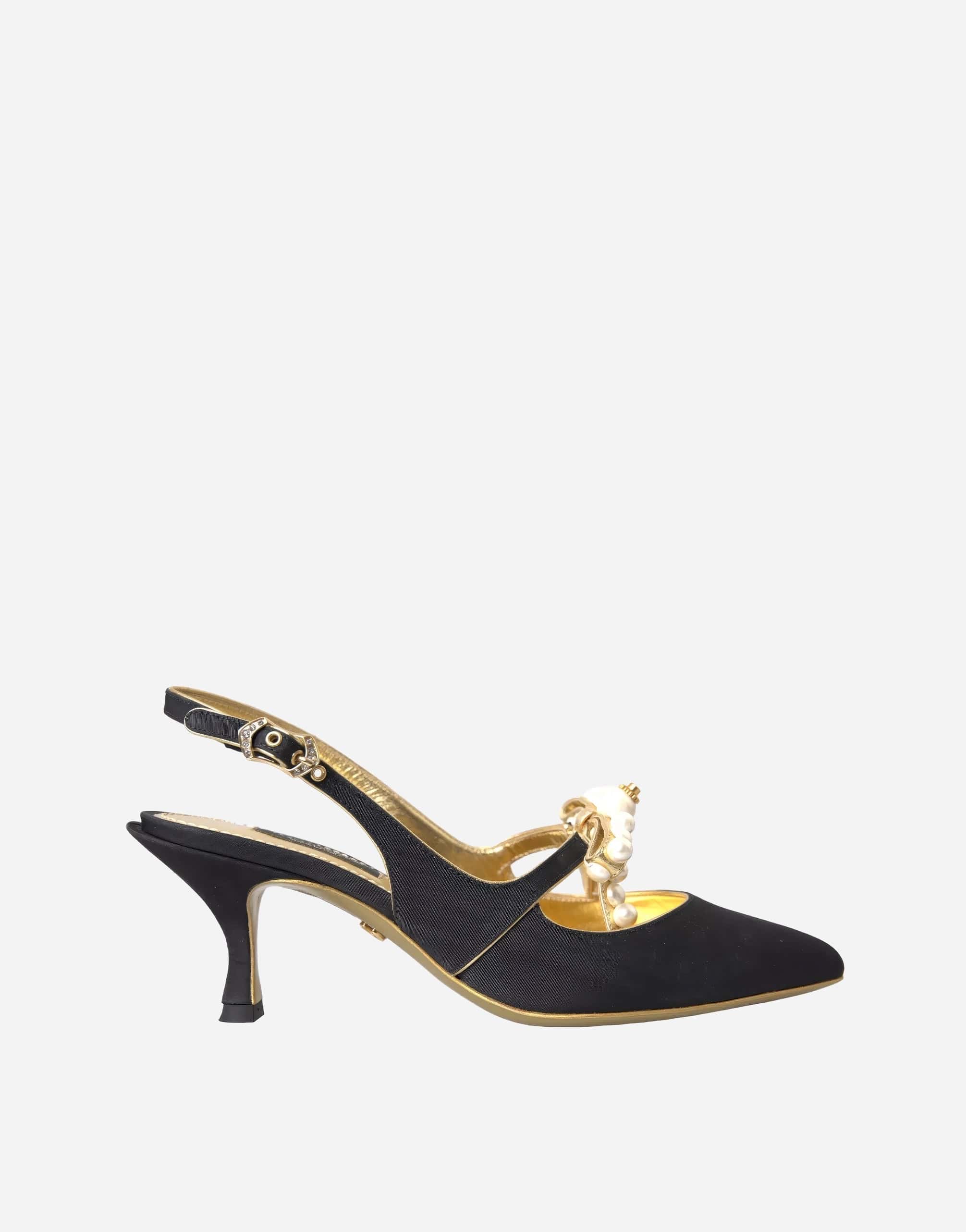 Dolce & Gabbana Slingback Pumps With Faux Pearl