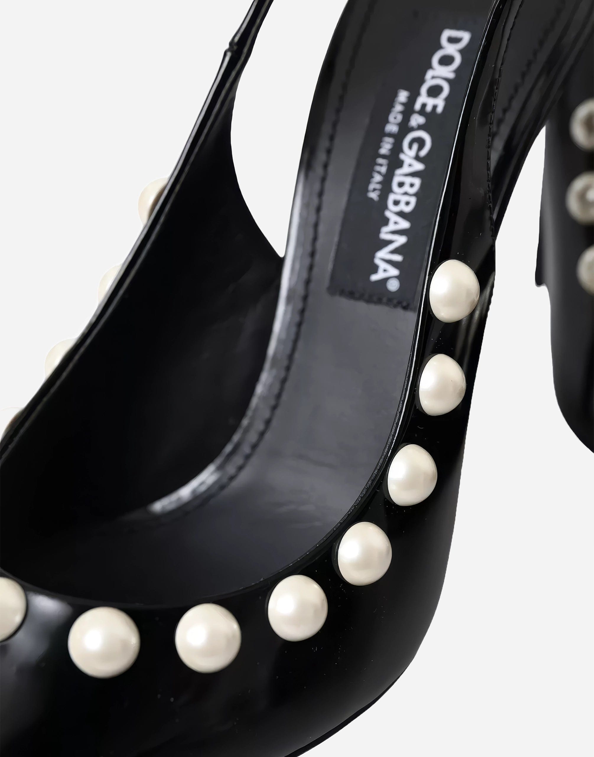 Dolce & Gabbana Slingbacks With Faux Pearls