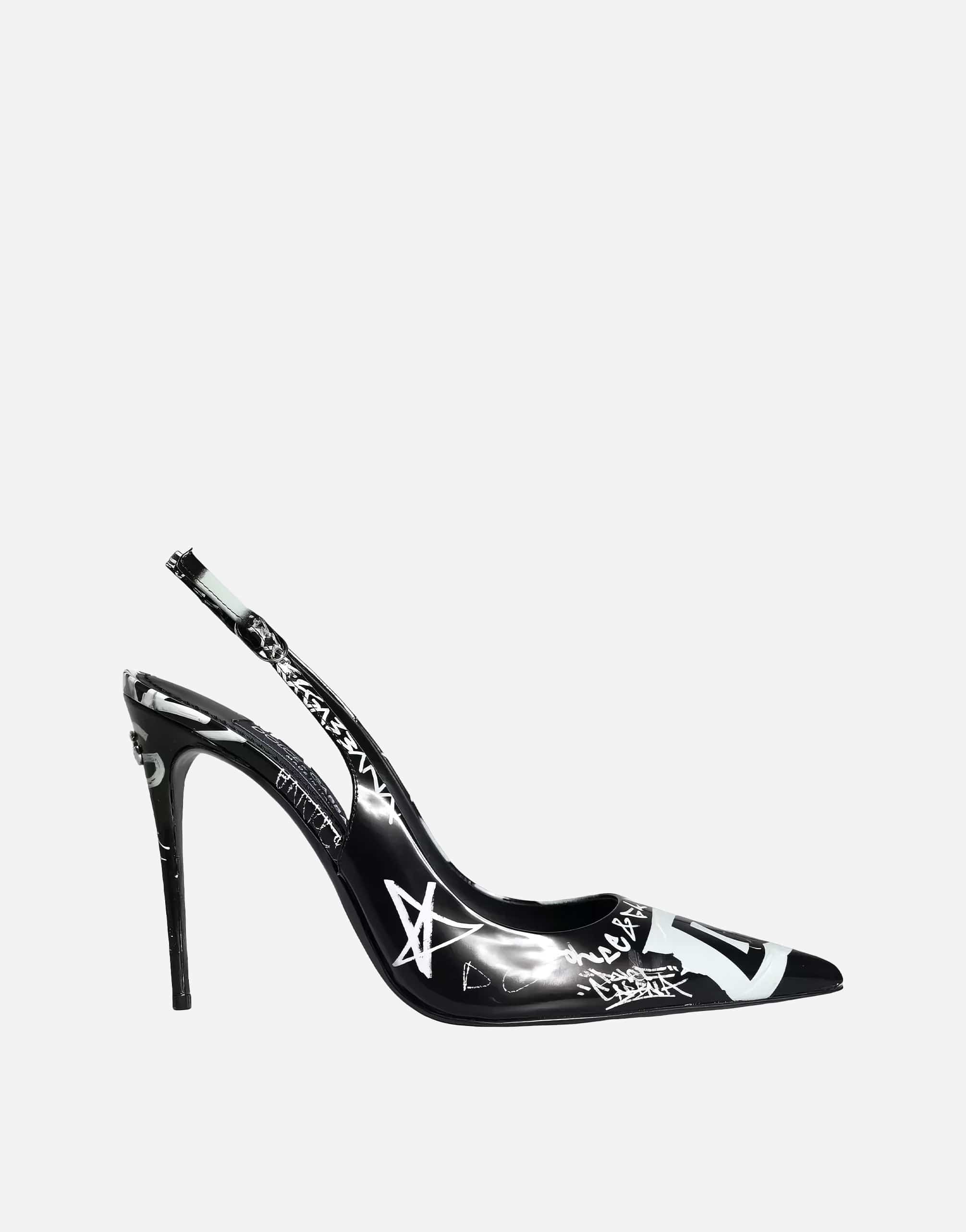 Dolce & Gabbana Slingbacks With Mural Print