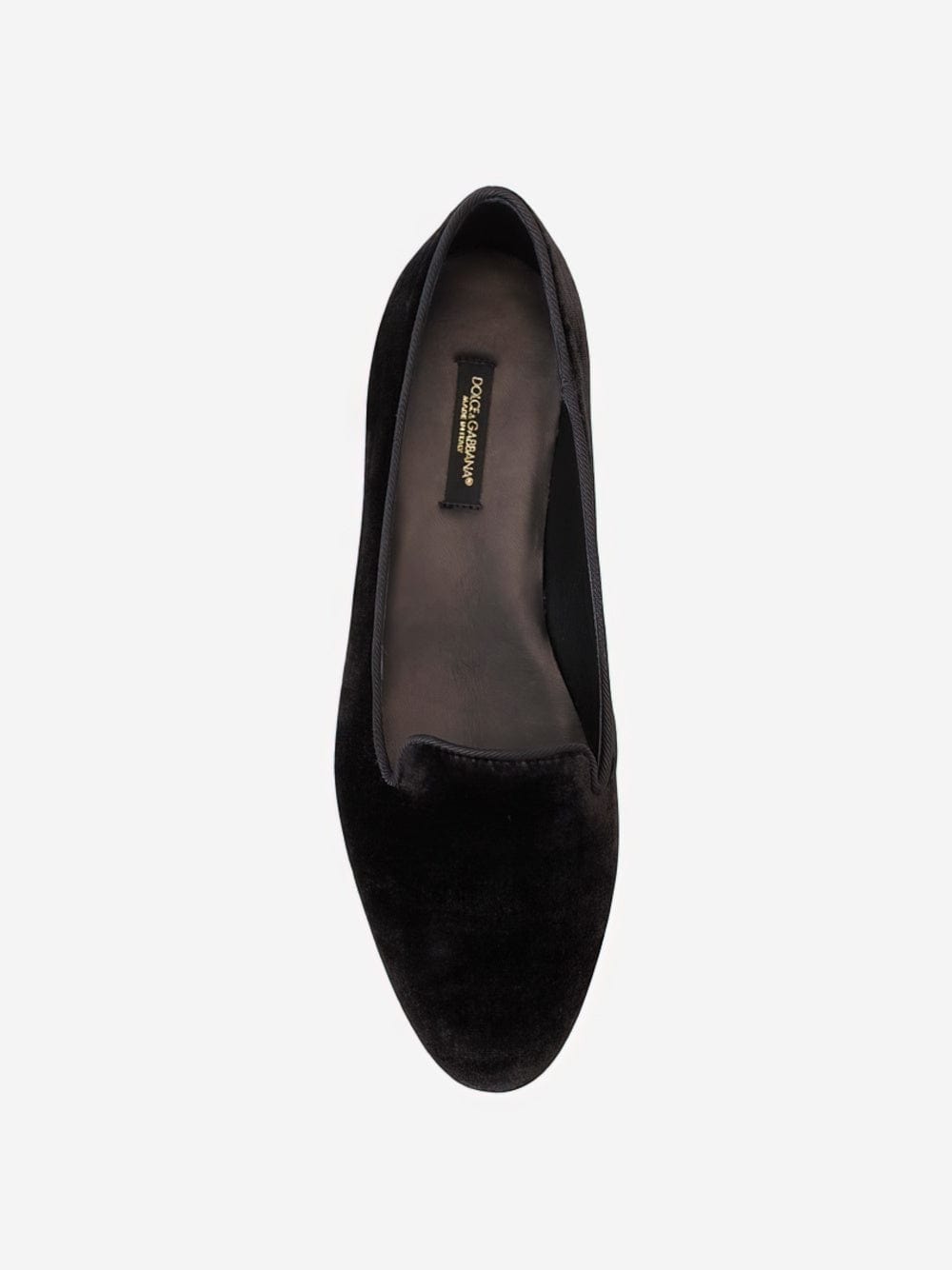 Dolce & Gabbana Slip On Velvet Loafers
