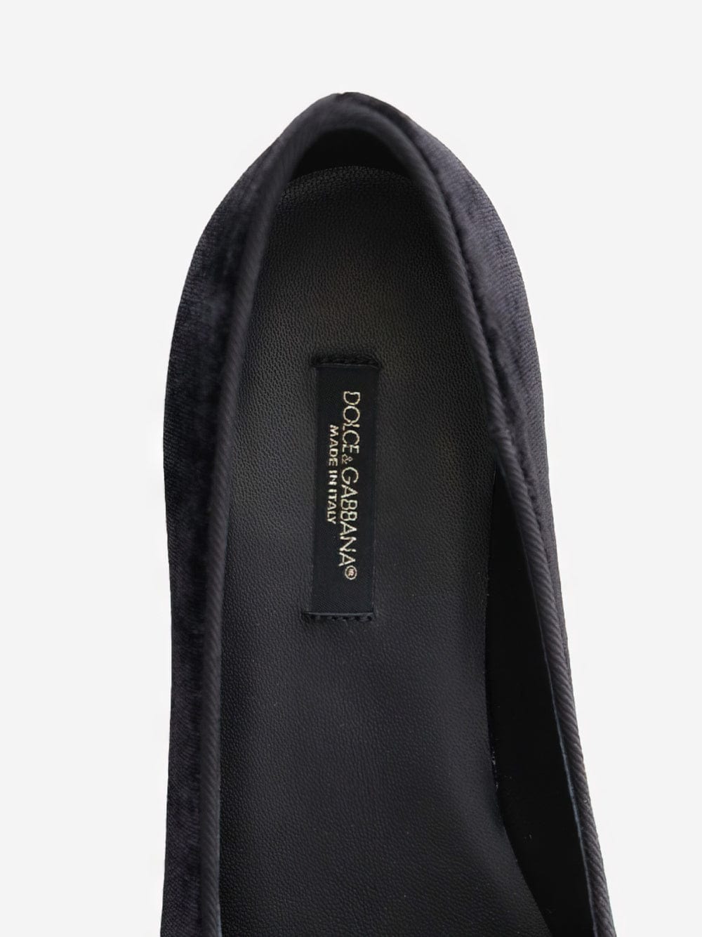 Dolce & Gabbana Slip On Velvet Loafers