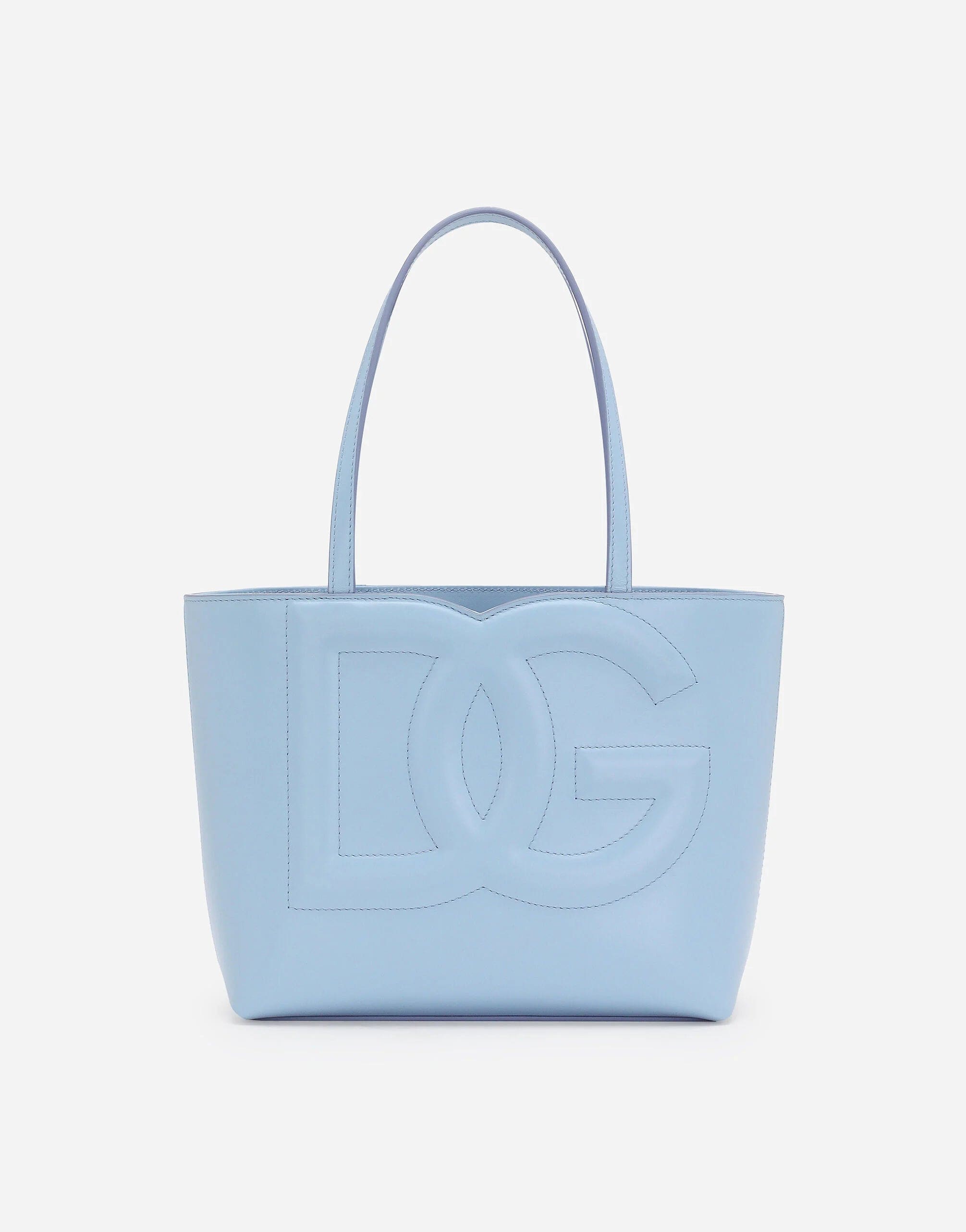 Dolce & Gabbana Small DG Logo Leather Tote Bag