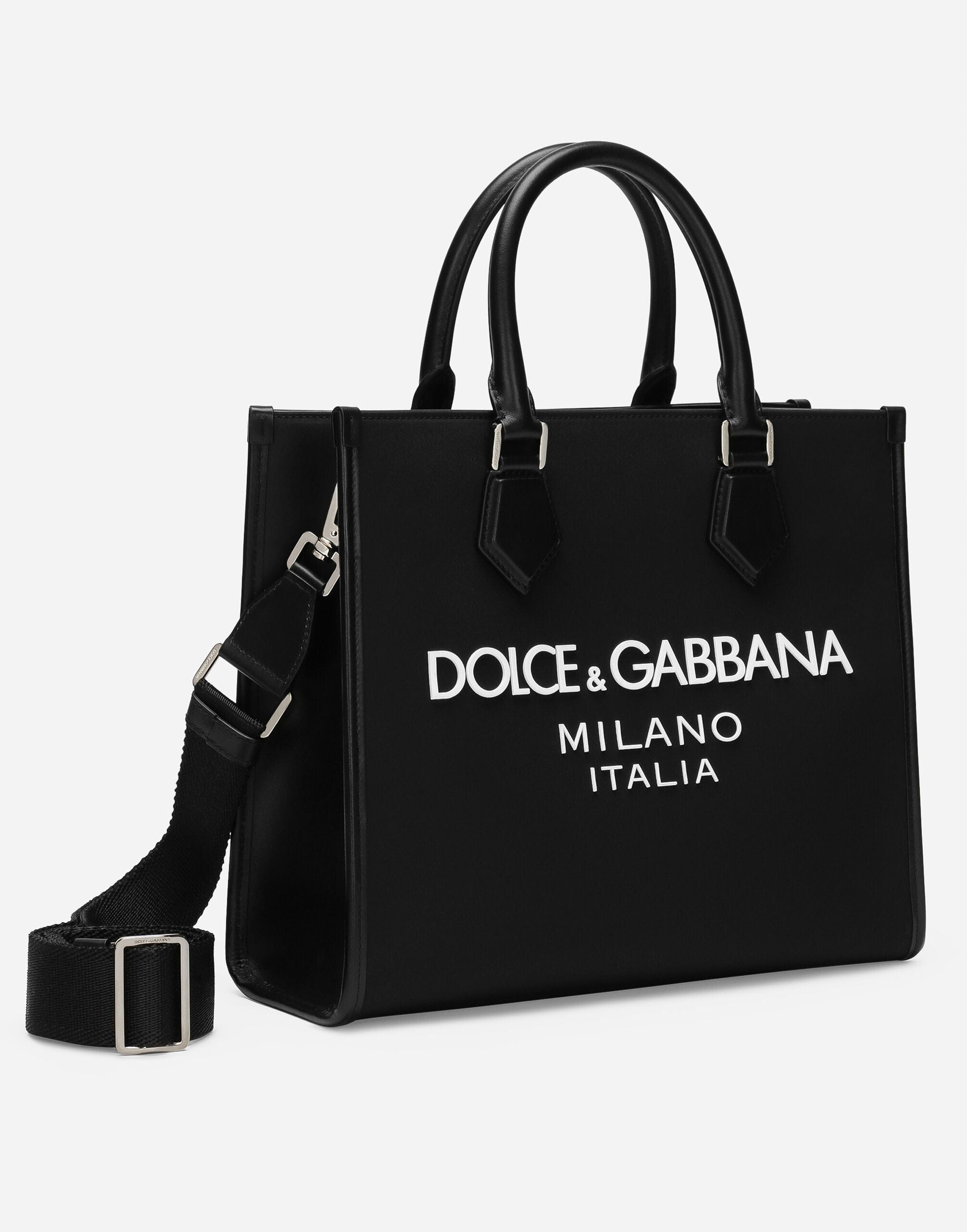 Dolce & Gabbana Small Nylon Logo Tote