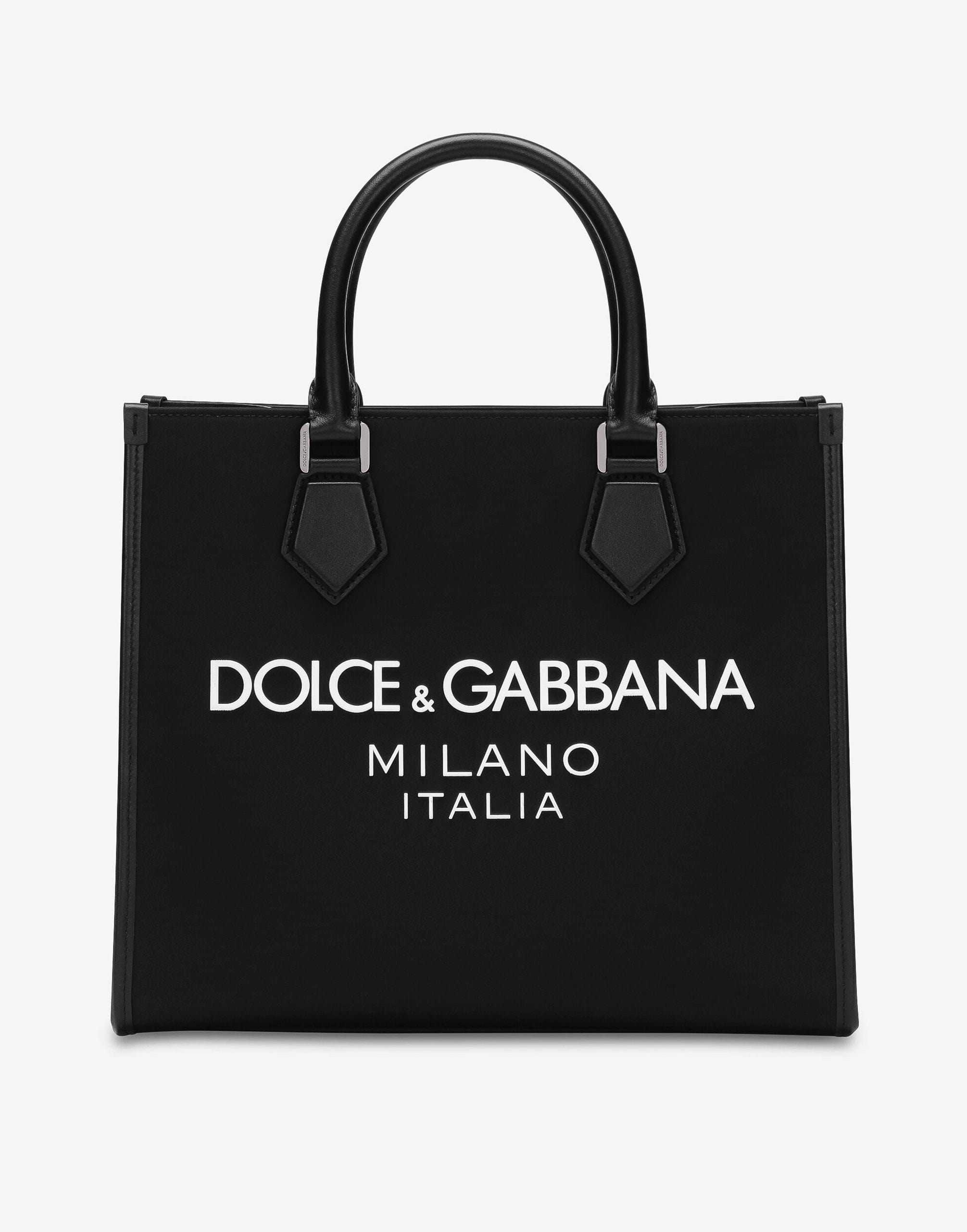 Dolce & Gabbana Small Nylon Logo Tote