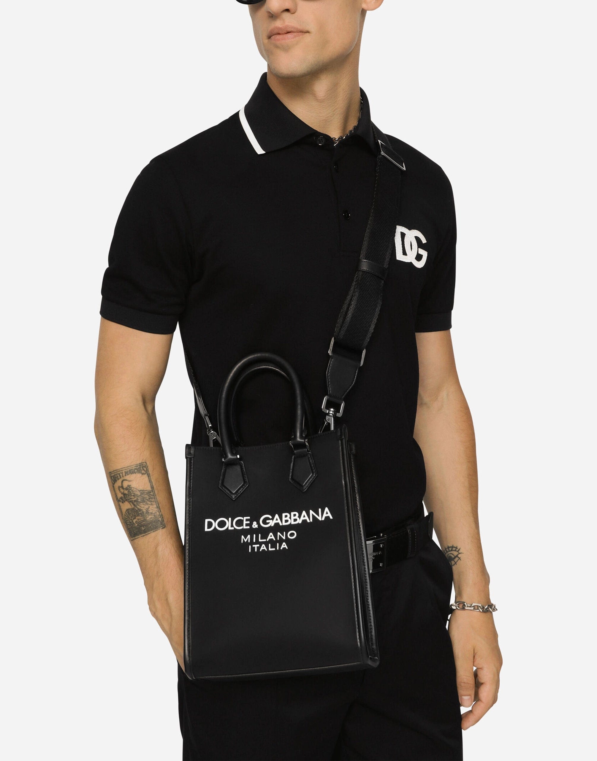 Dolce & Gabbana Small Raised Logo Tote Bag