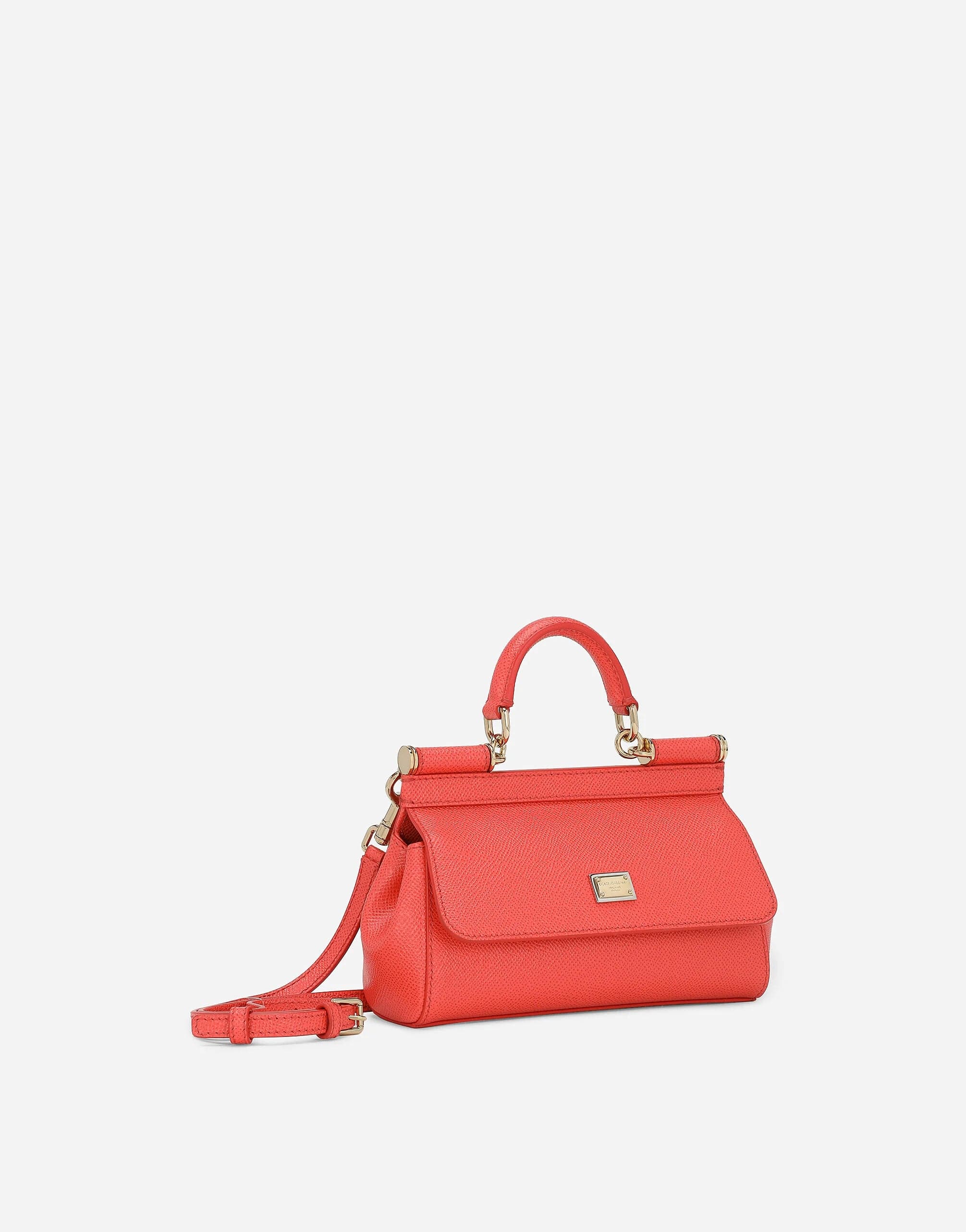 Dolce Gabbana kleine Sizilienhandtasche in rot Sendegaro