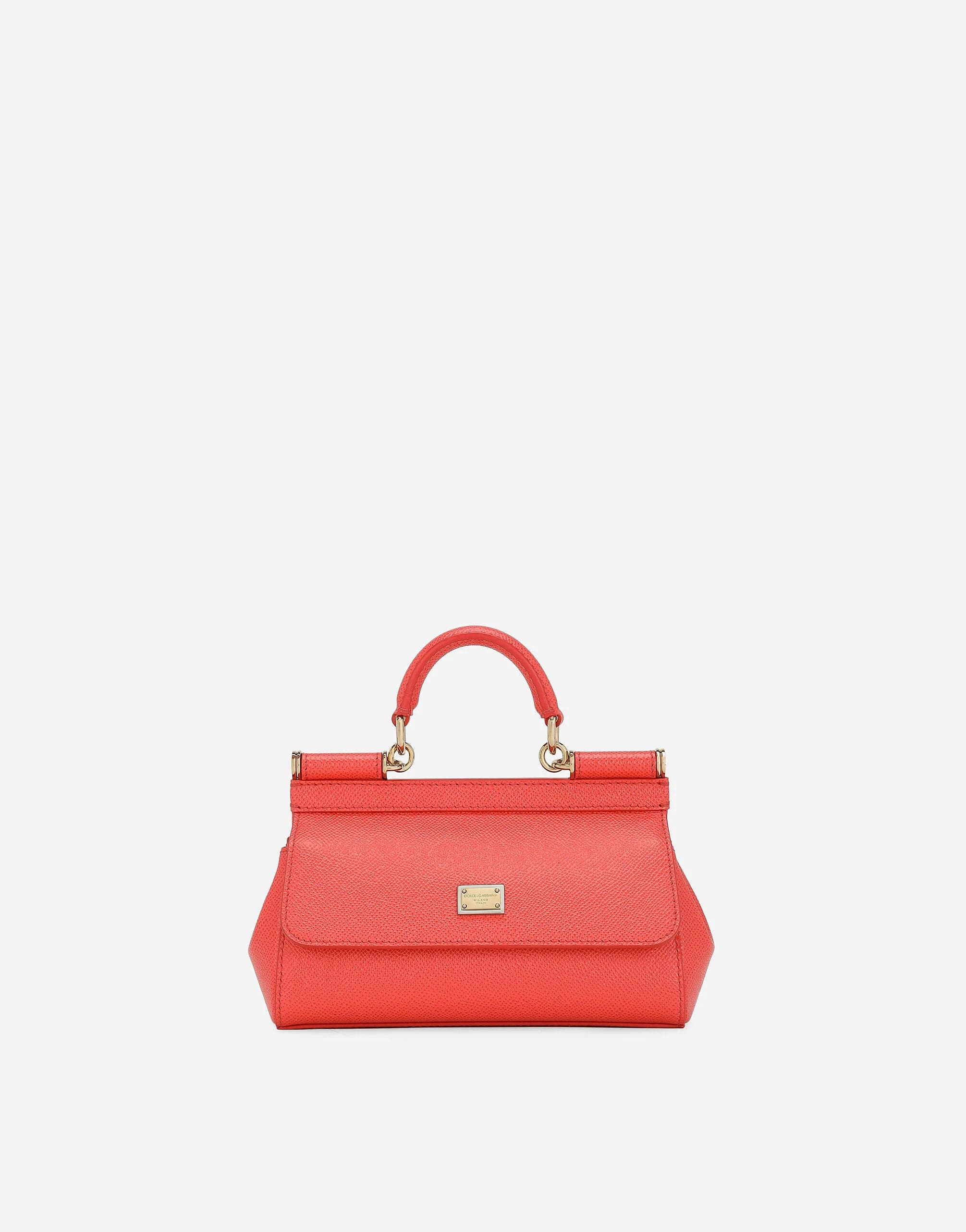 Dolce & Gabbana Small Sicily Handbag In Red