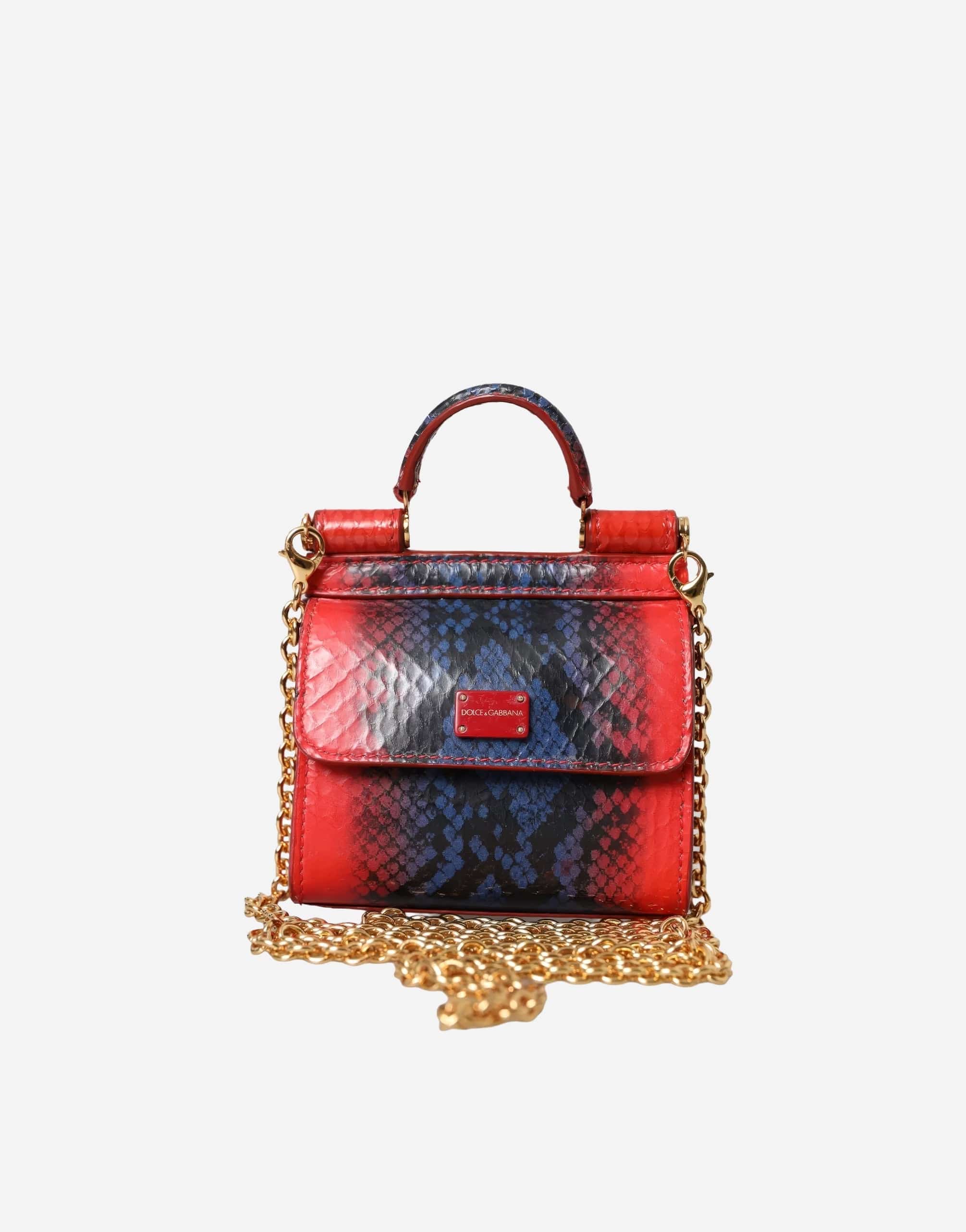 Dolce & Gabbana Snakeskin Sicily Microbag