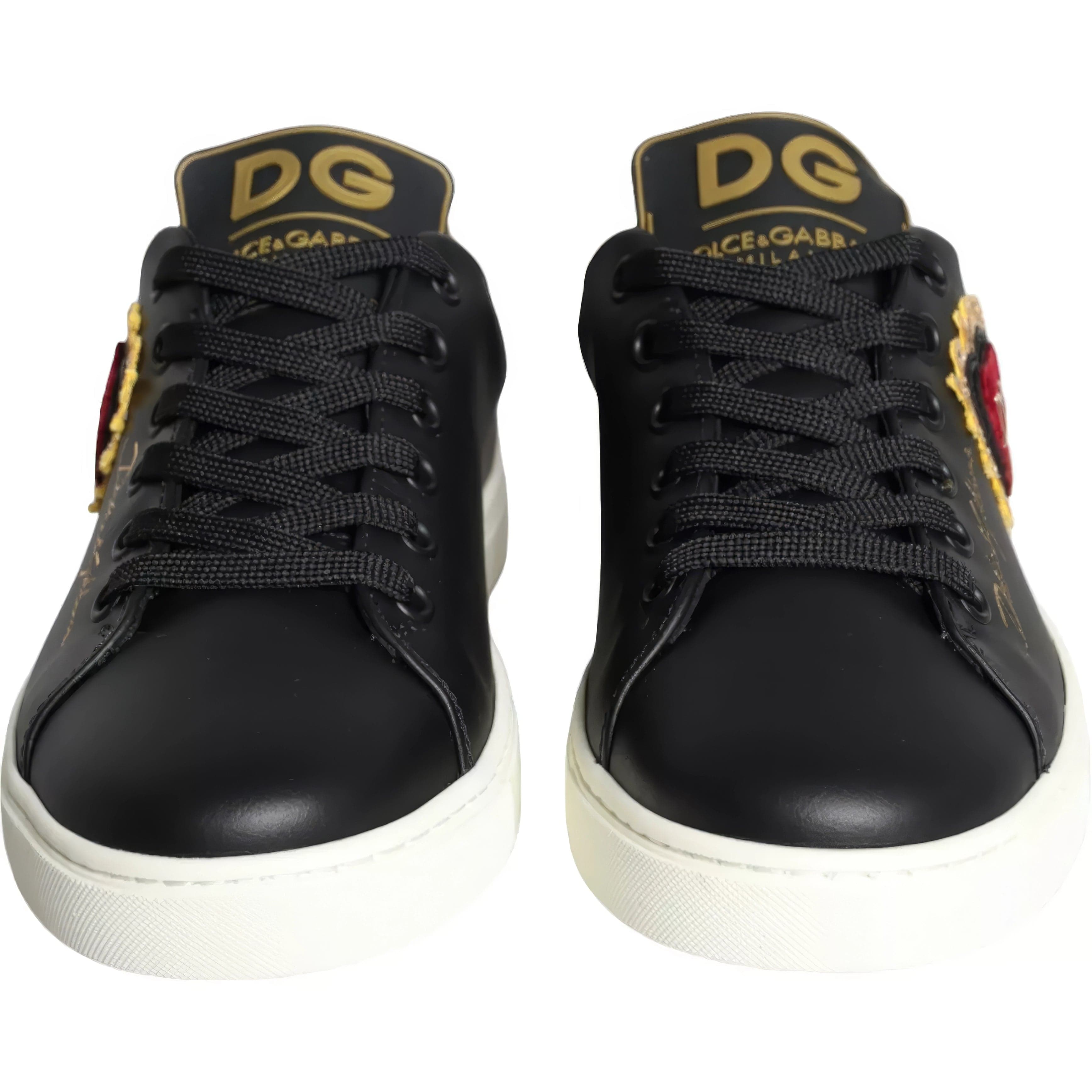 Dolce & Gabbana Sneakers With Sacred Heart Patch