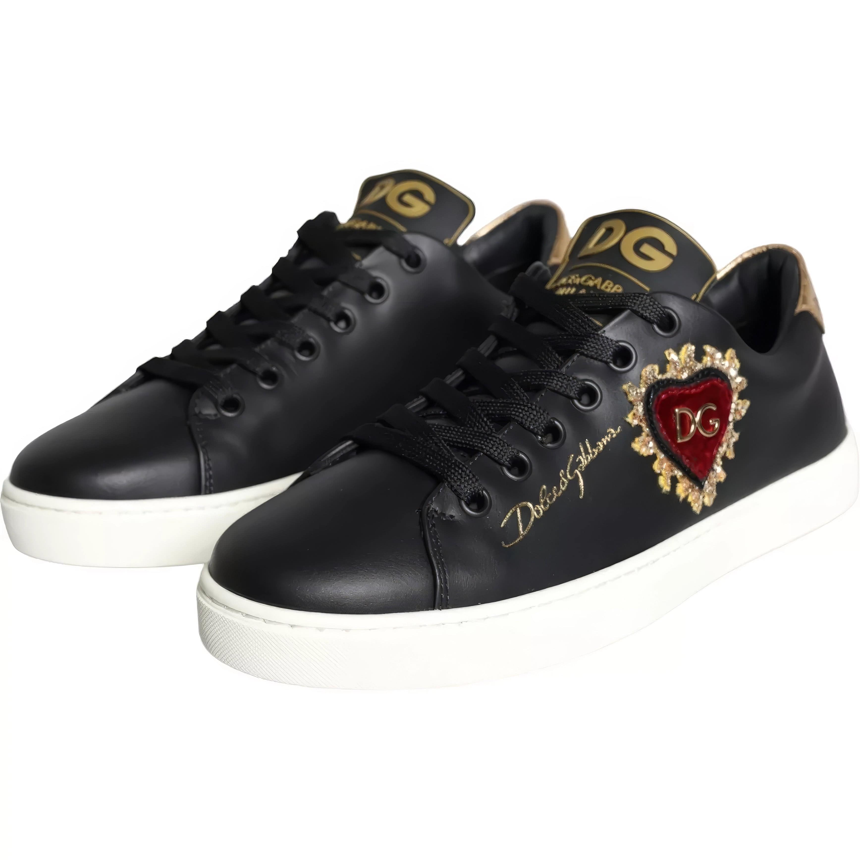 Dolce & Gabbana Sneakers With Sacred Heart Patch