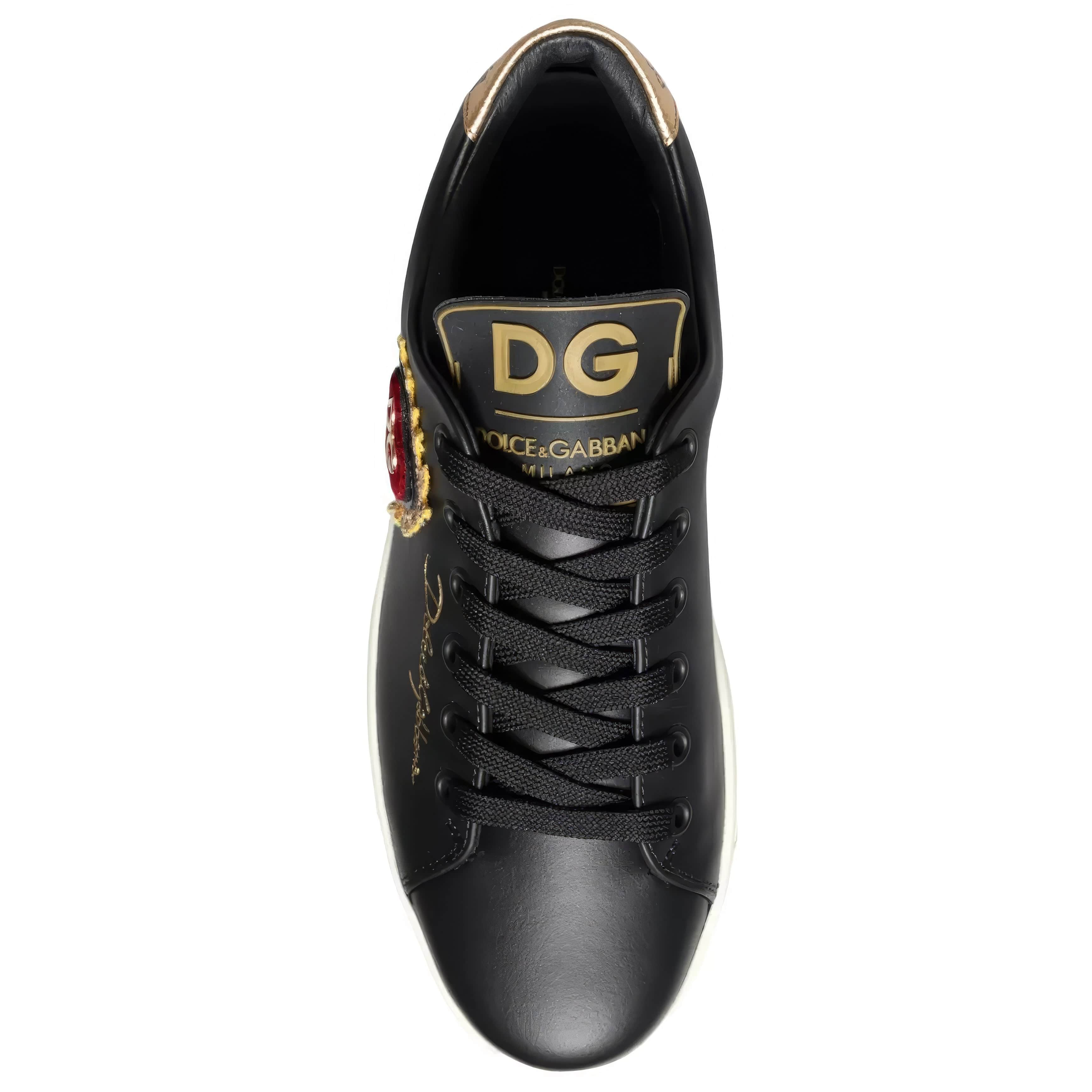 Dolce & Gabbana Sneakers With Sacred Heart Patch