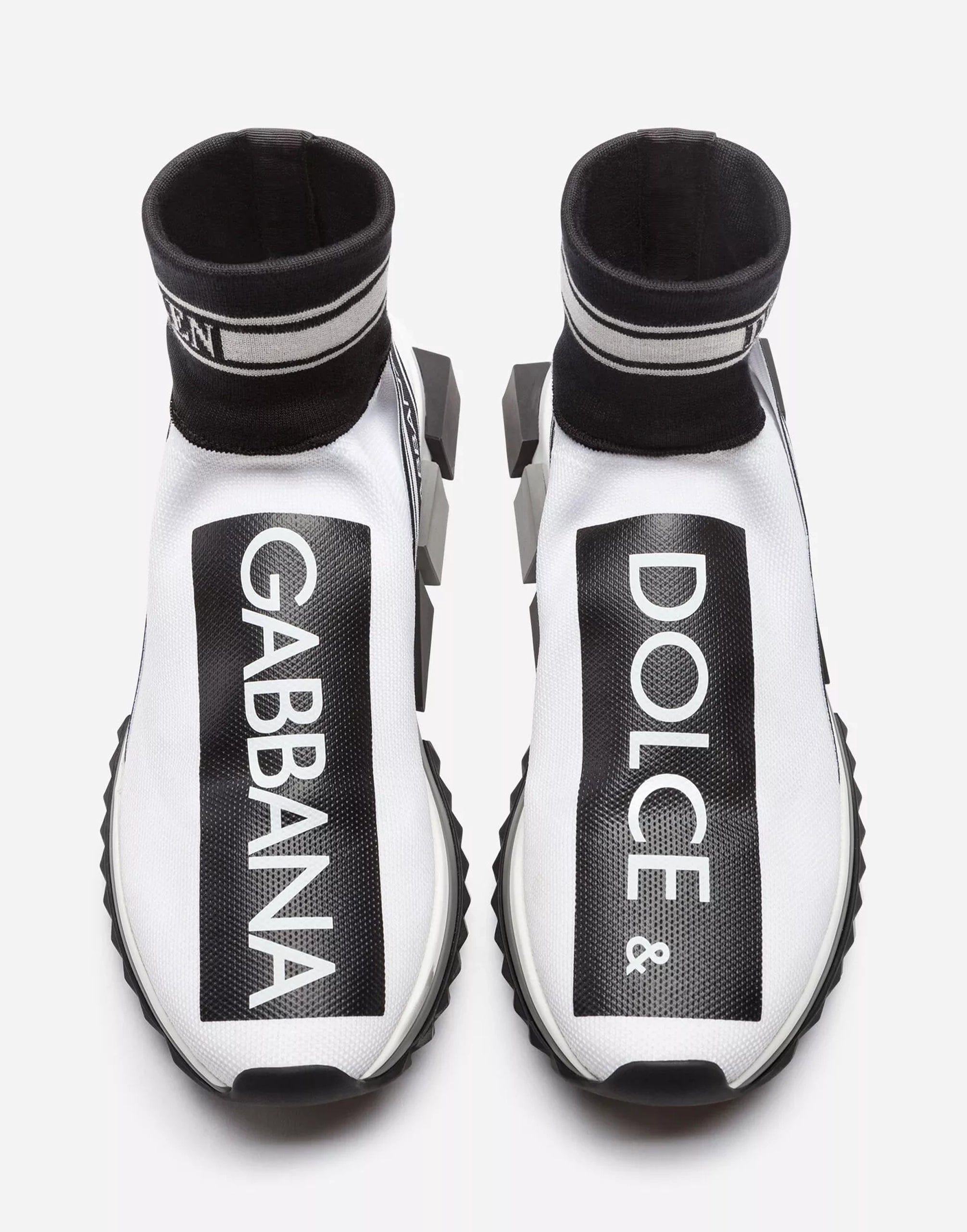 Dolce & Gabbana Sorrento High-Top Mesh Sneakers