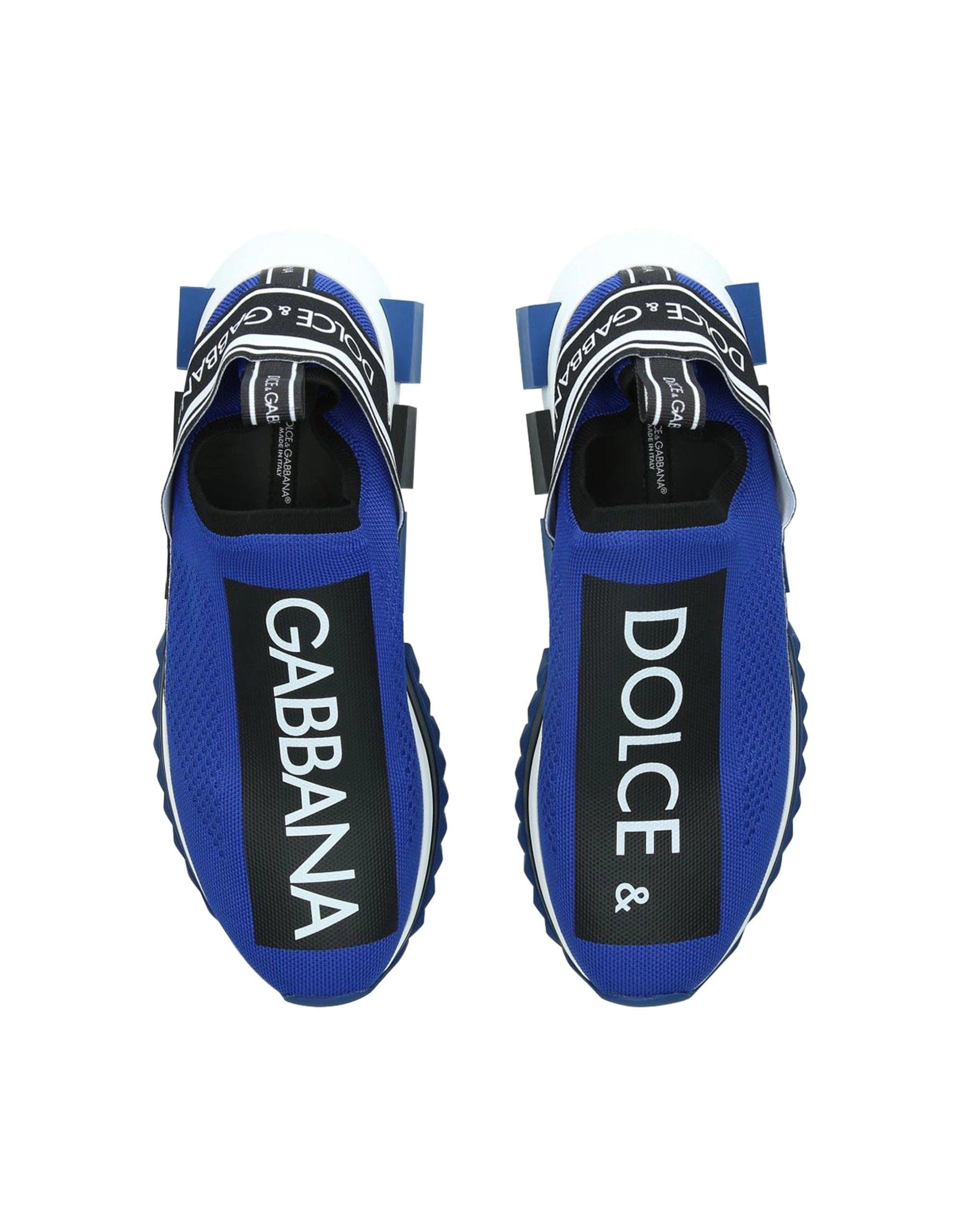 Dolce & Gabbana Sorrento Logo-Stripe Sock Sneakers