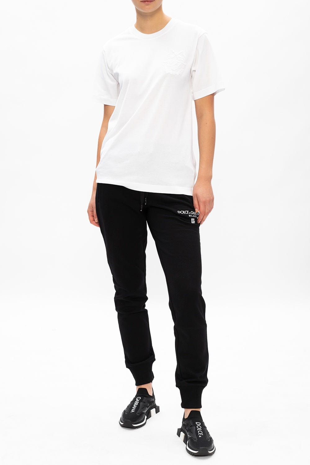 Dolce & Gabbana Sorrento Slip-On Logo Sneakers