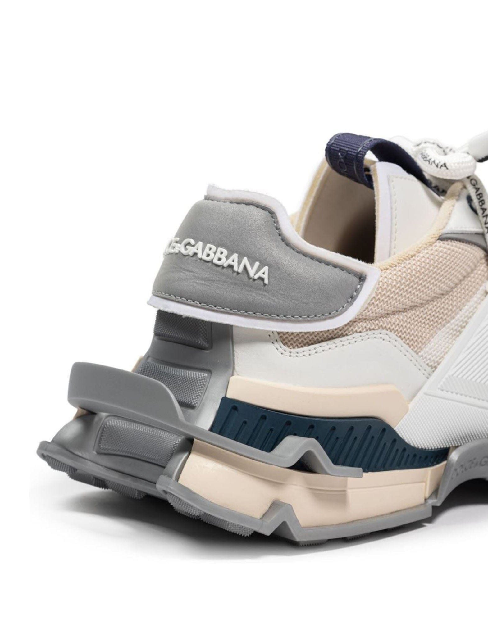 Dolce & Gabbana Space Panelled Lace-Up Sneakers