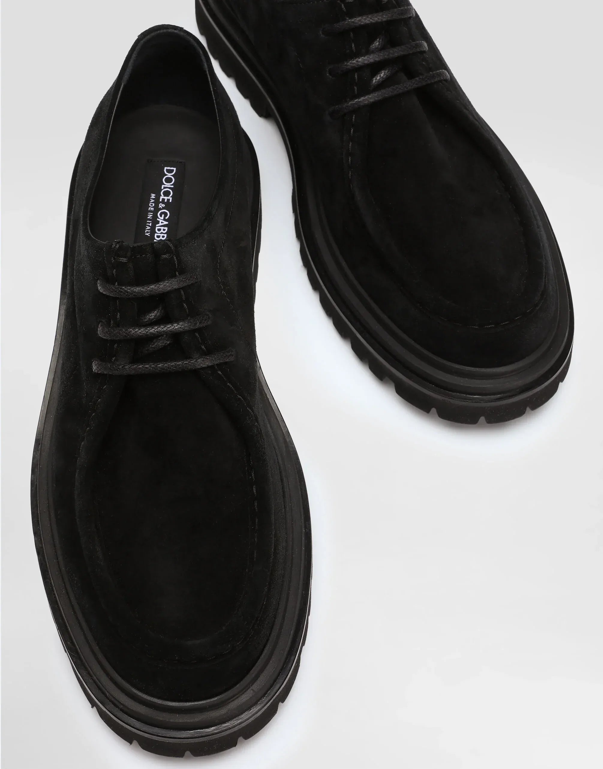 Dolce & Gabbana Split Leather Derby Shoes