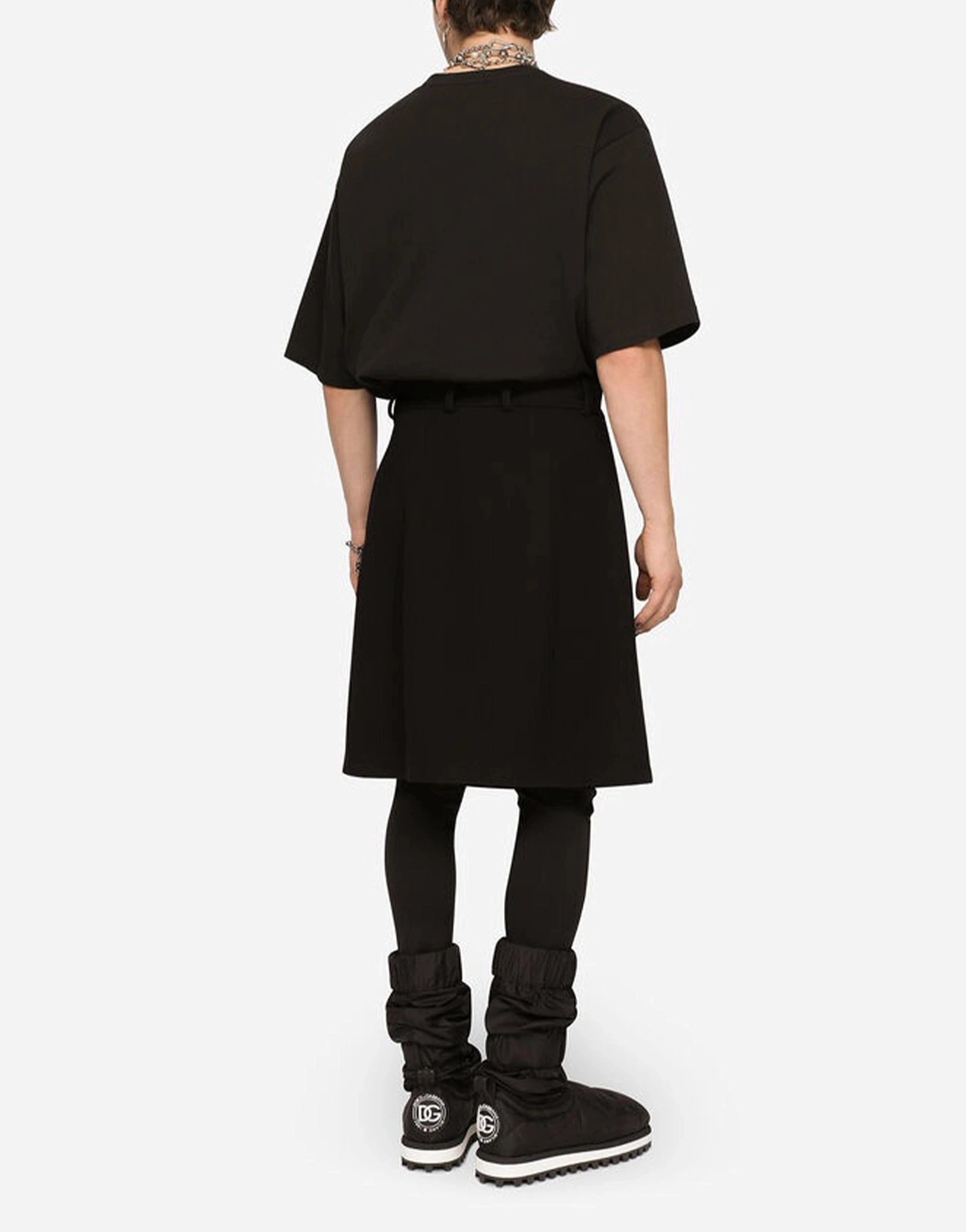 Dolce & Gabbana Spray-Paint Print Technical T-Shirt