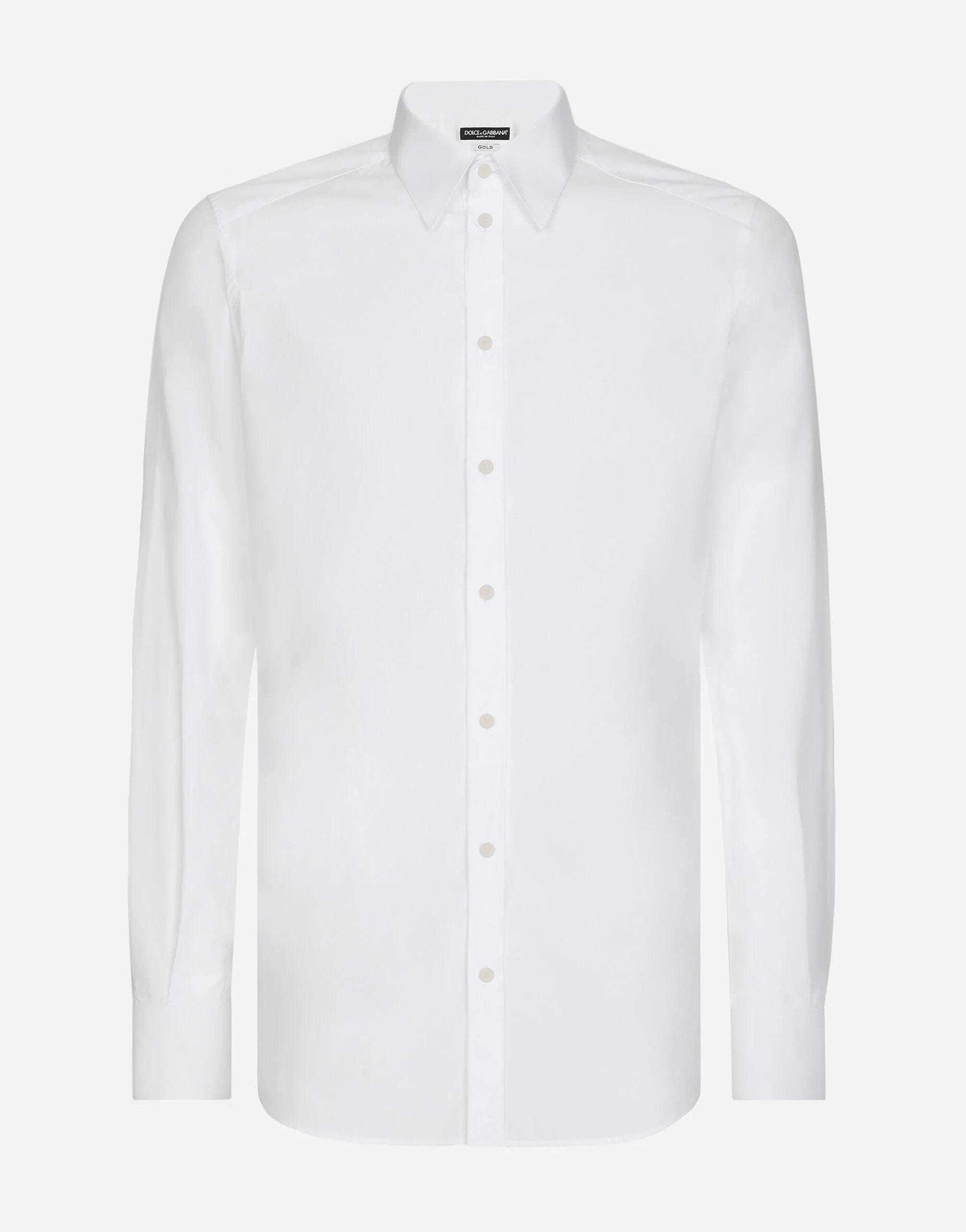 Dolce & Gabbana Spread-Collar Cotton Shirt