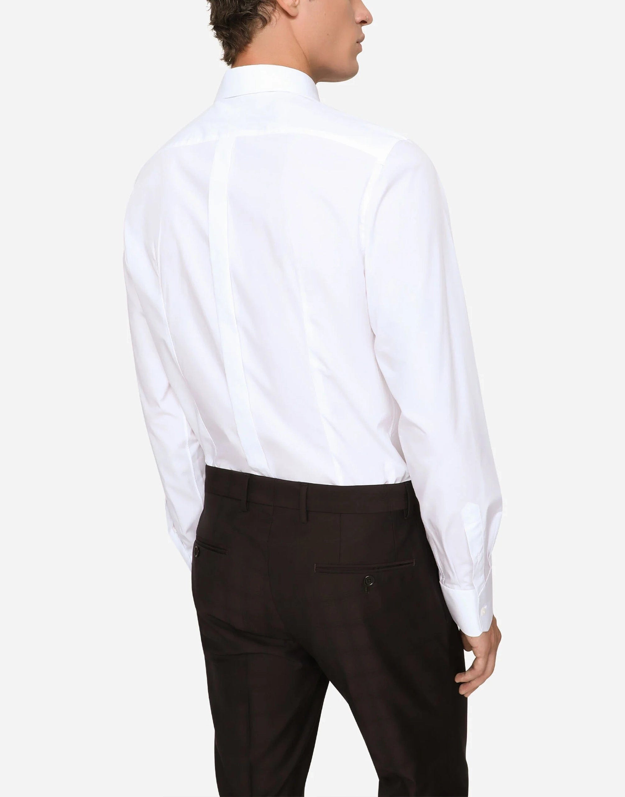 Dolce & Gabbana Spread-Collar Cotton Shirt