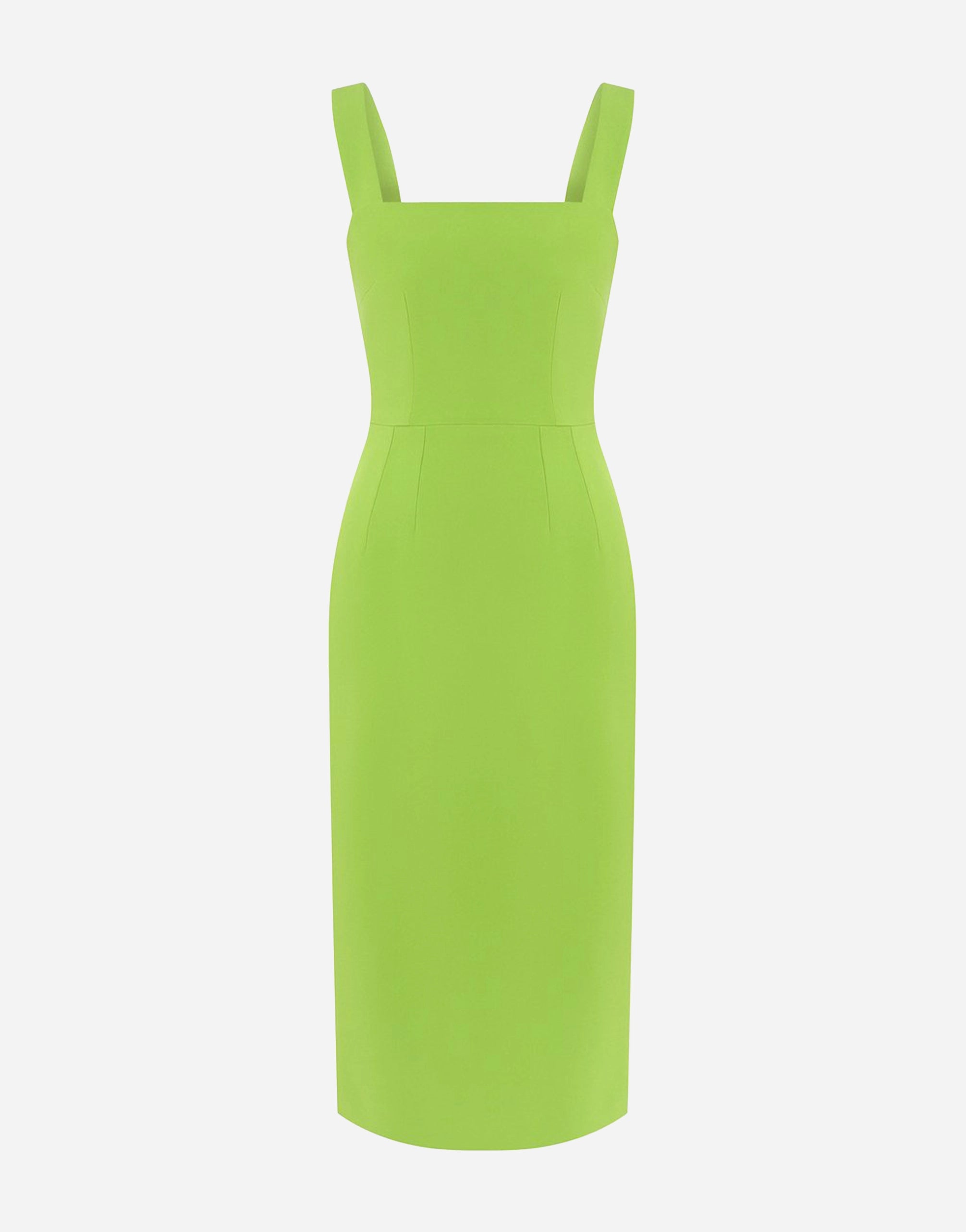 Dolce & Gabbana Square Neck Midi Dress