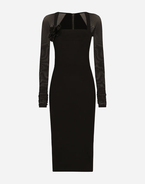 knee length dresses for ladies Dagsmejan Women Night Dress Midnight Blue M Beech Wood main image 1
