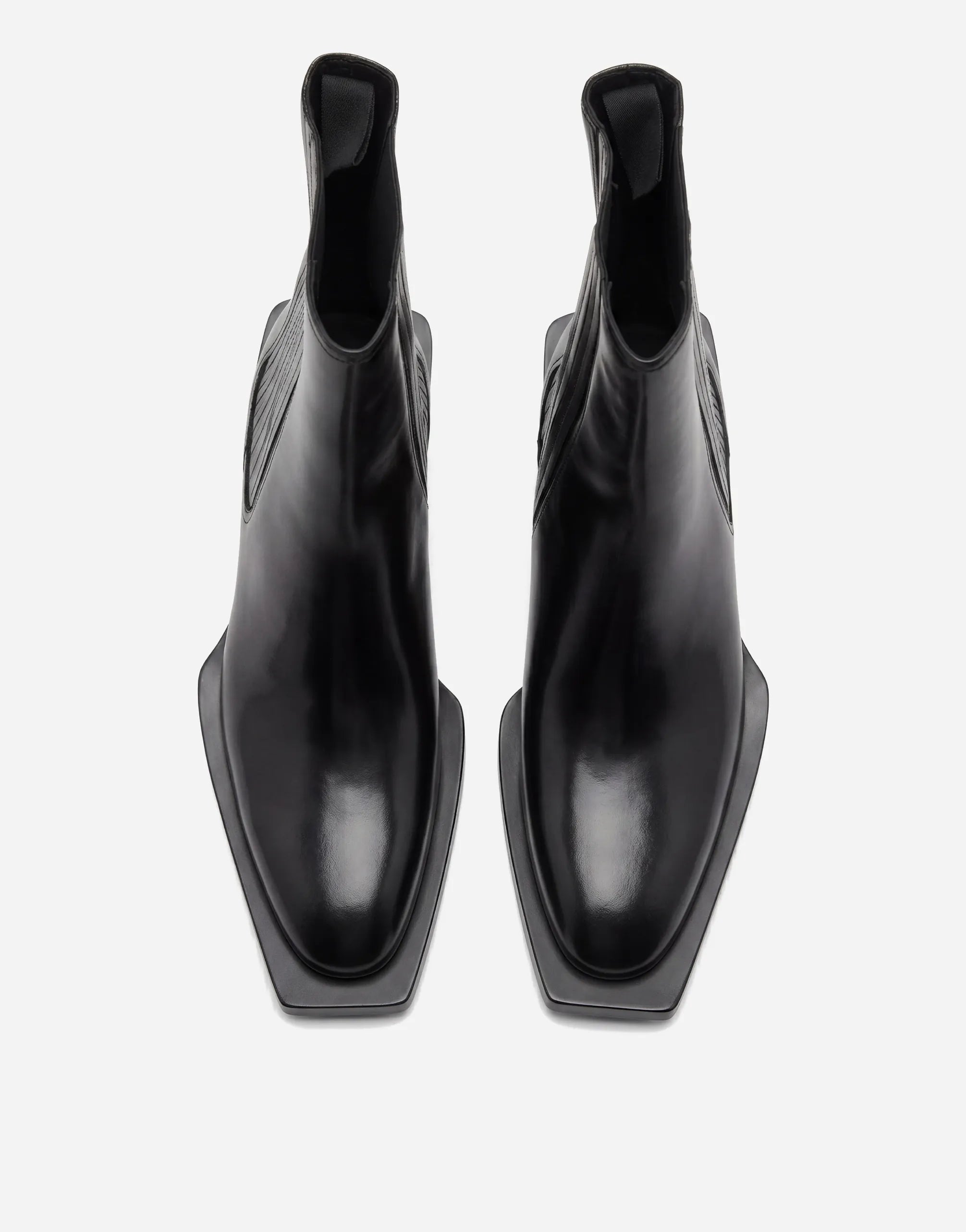 Dolce & Gabbana Dolce & Gabbana Square Toe Leather Chelsea Boots