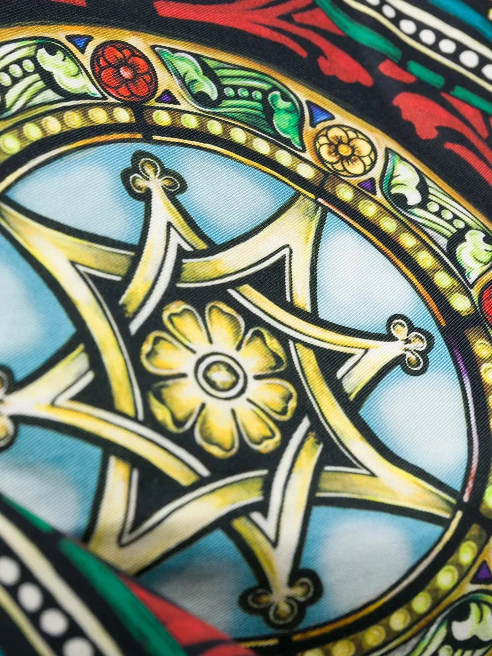 Dolce & Gabbana Stained Glass Window Style Print Trousers