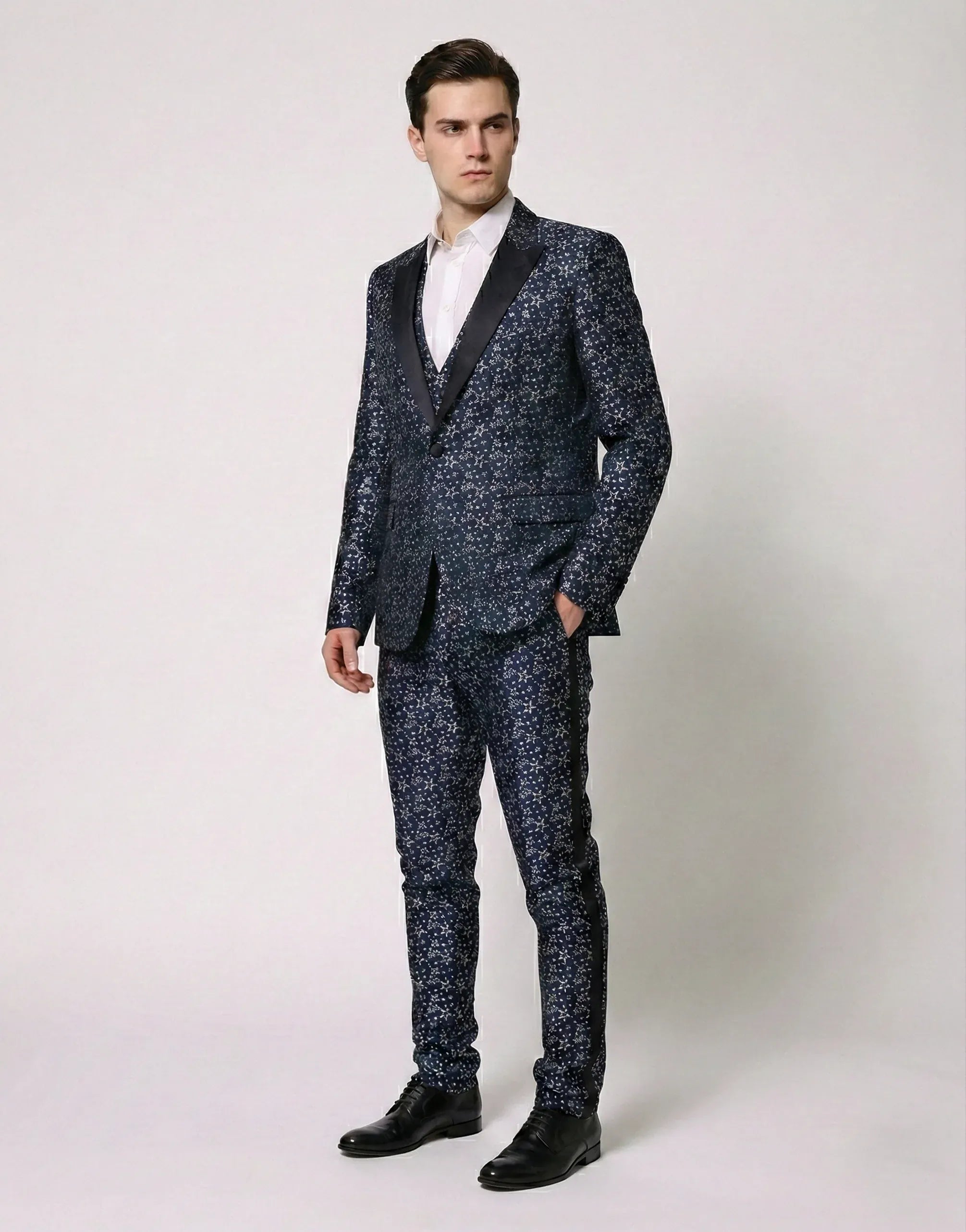 Dolce & Gabbana スター柄ジャカード マルティーニフィット