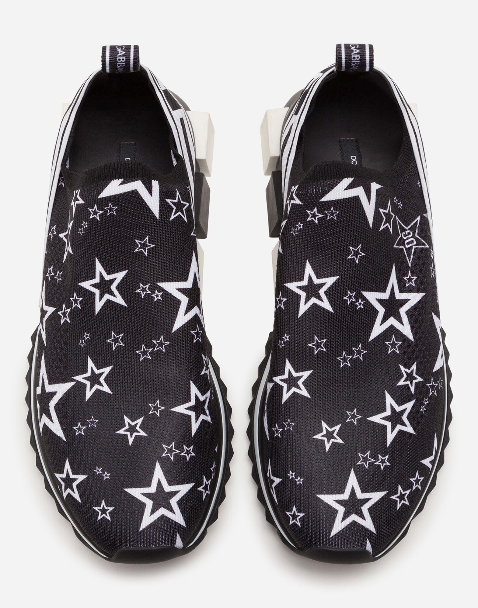 Dolce & Gabbana Star-Print Slip-On Sorrento Sneakers