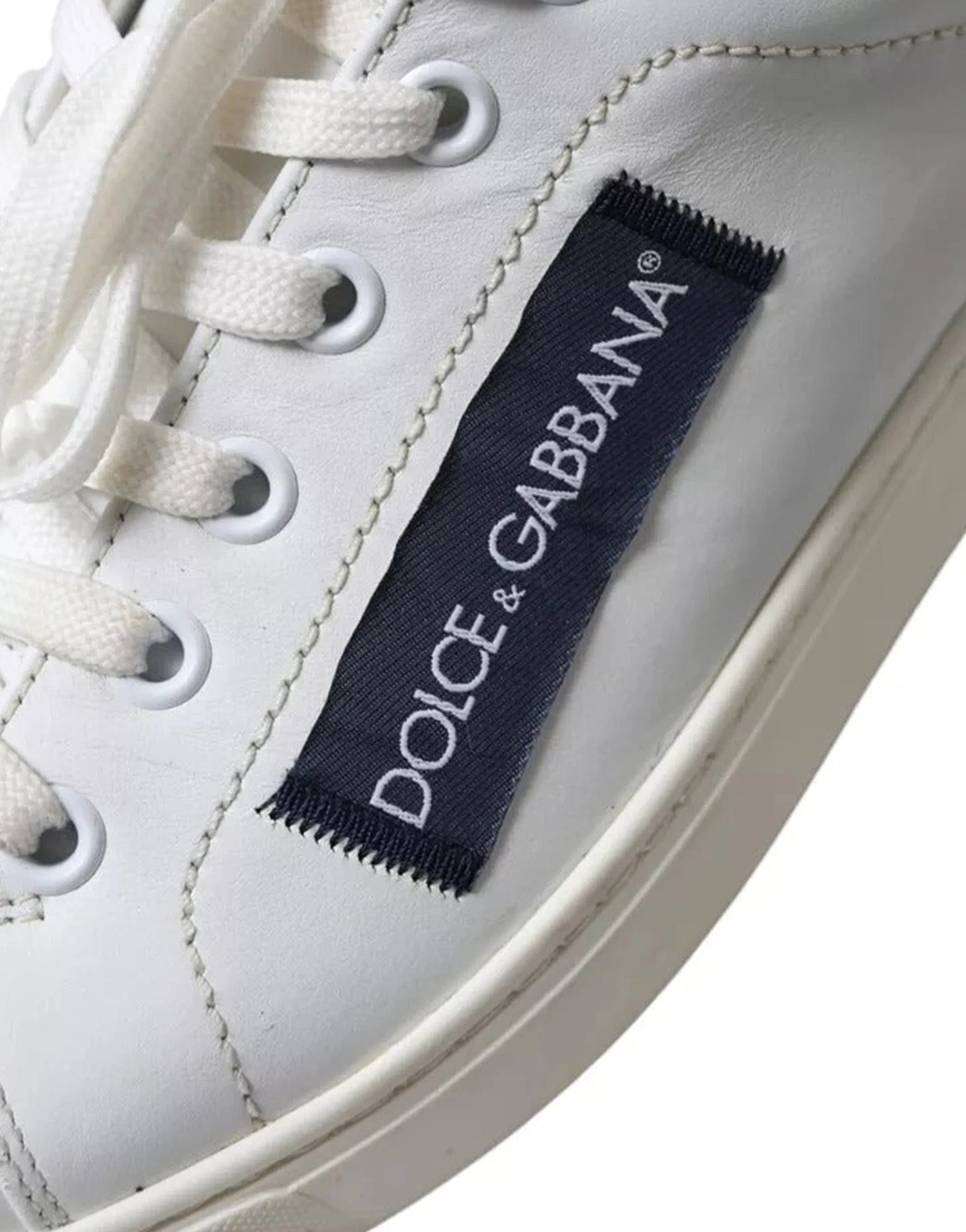 Dolce & Gabbana Stitch Logo Portofino Low Top Sneakers