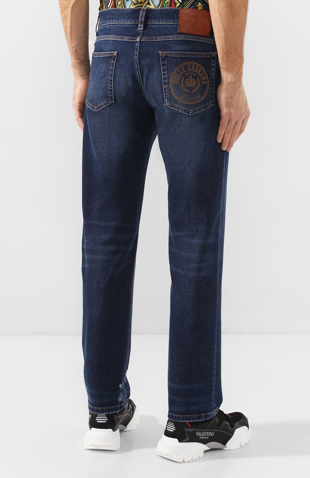 Dolce & Gabbana Straight-Cut Washed Jeans