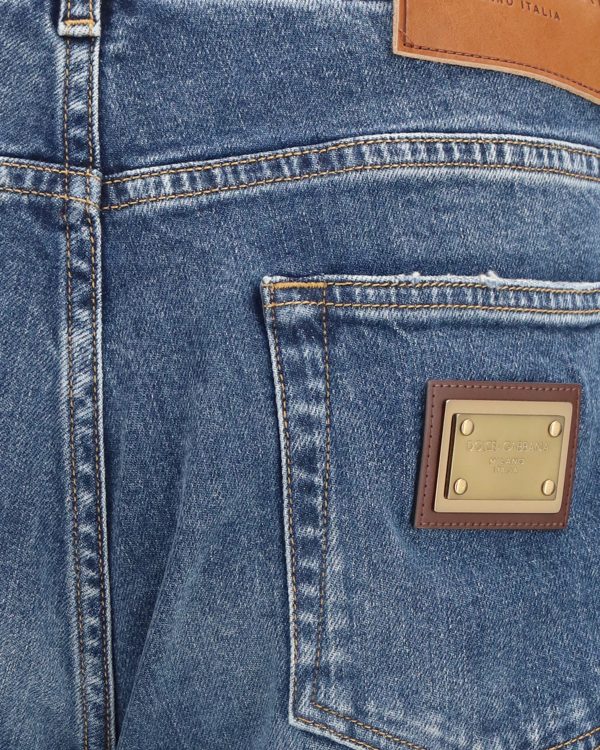 Dolce & Gabbana Straight-Leg Denim Jeans