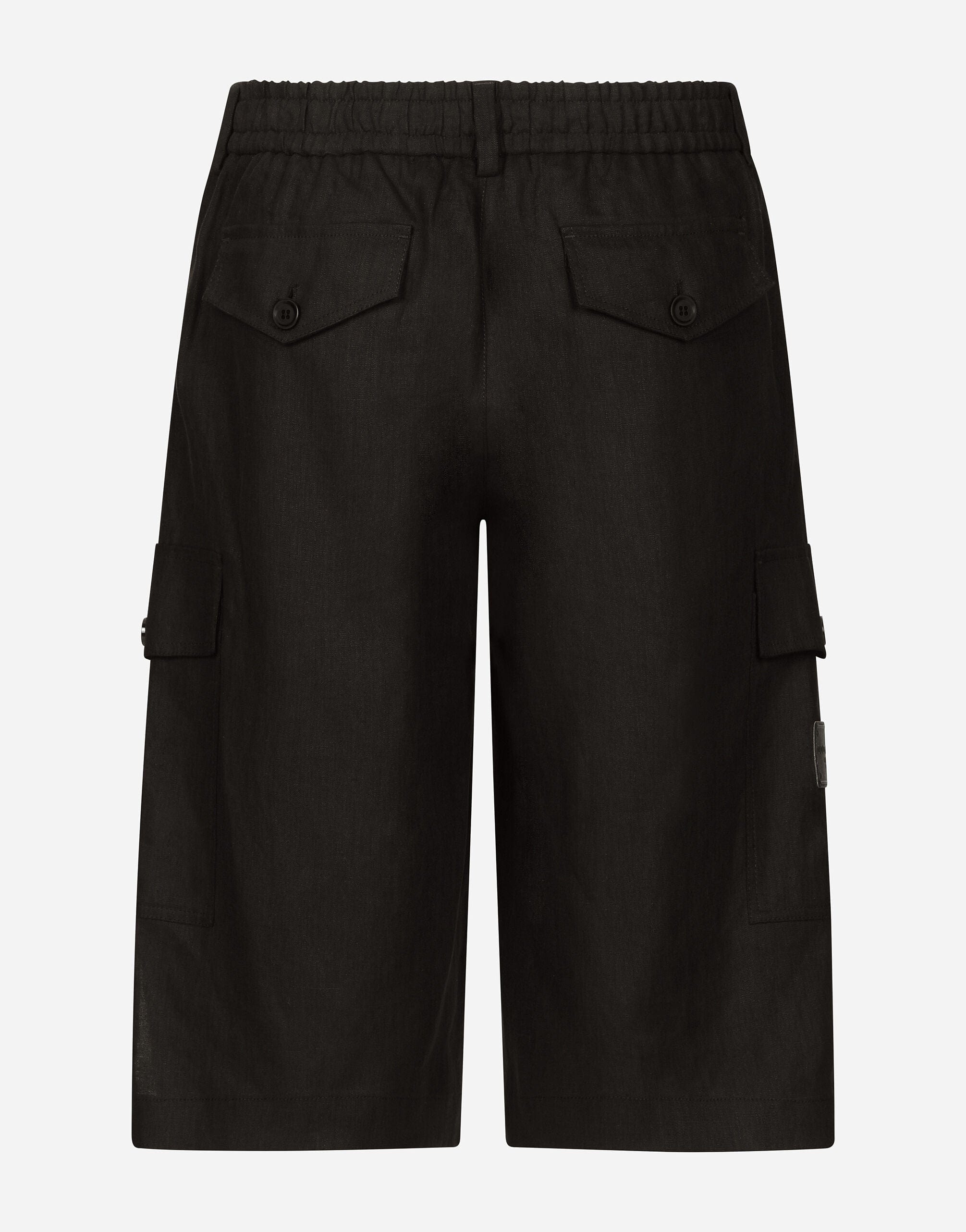 Dolce & Gabbana Straight-Leg Linen Cargo Shorts