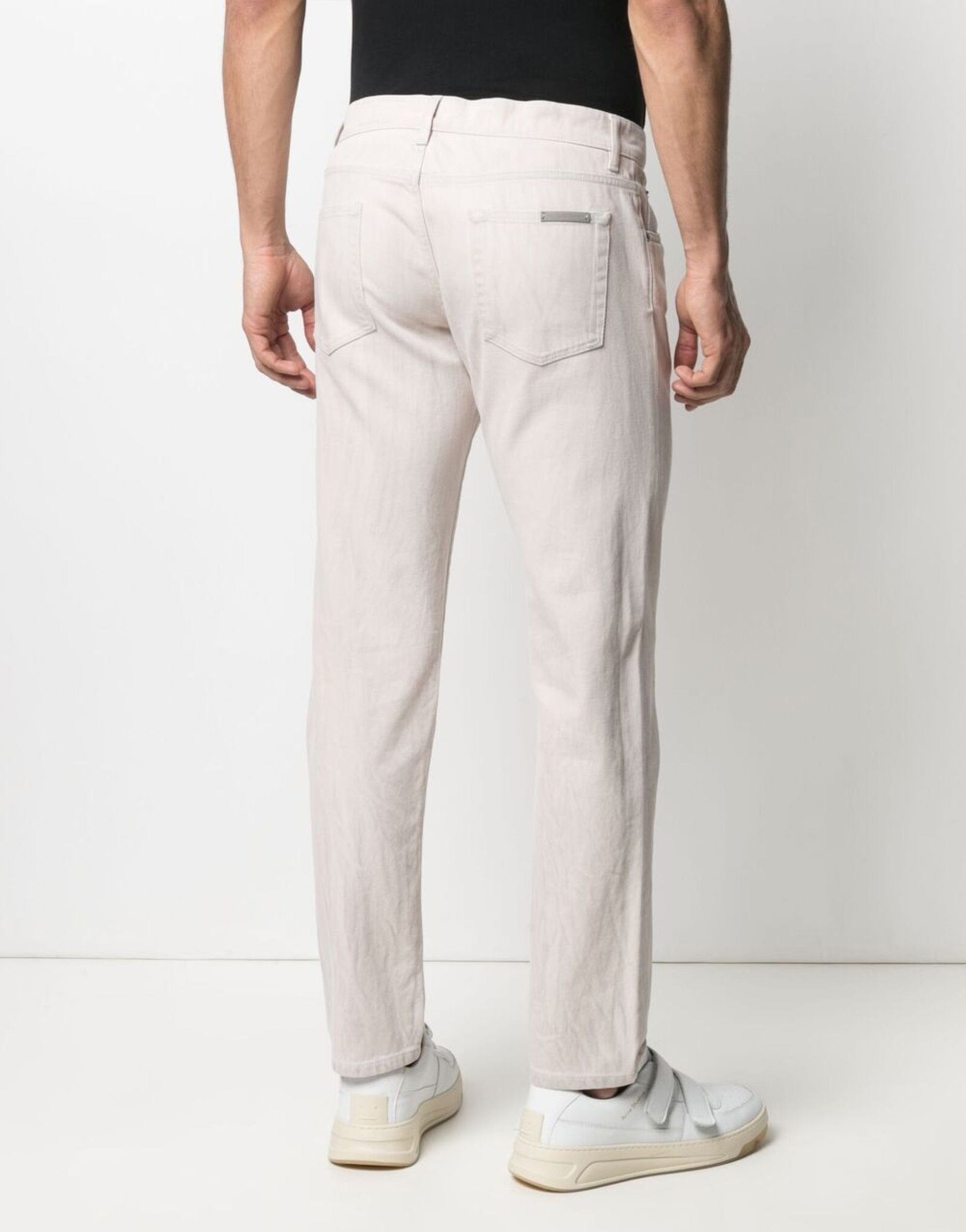 Dolce & Gabbana Straight-Leg Logo Patch Jeans