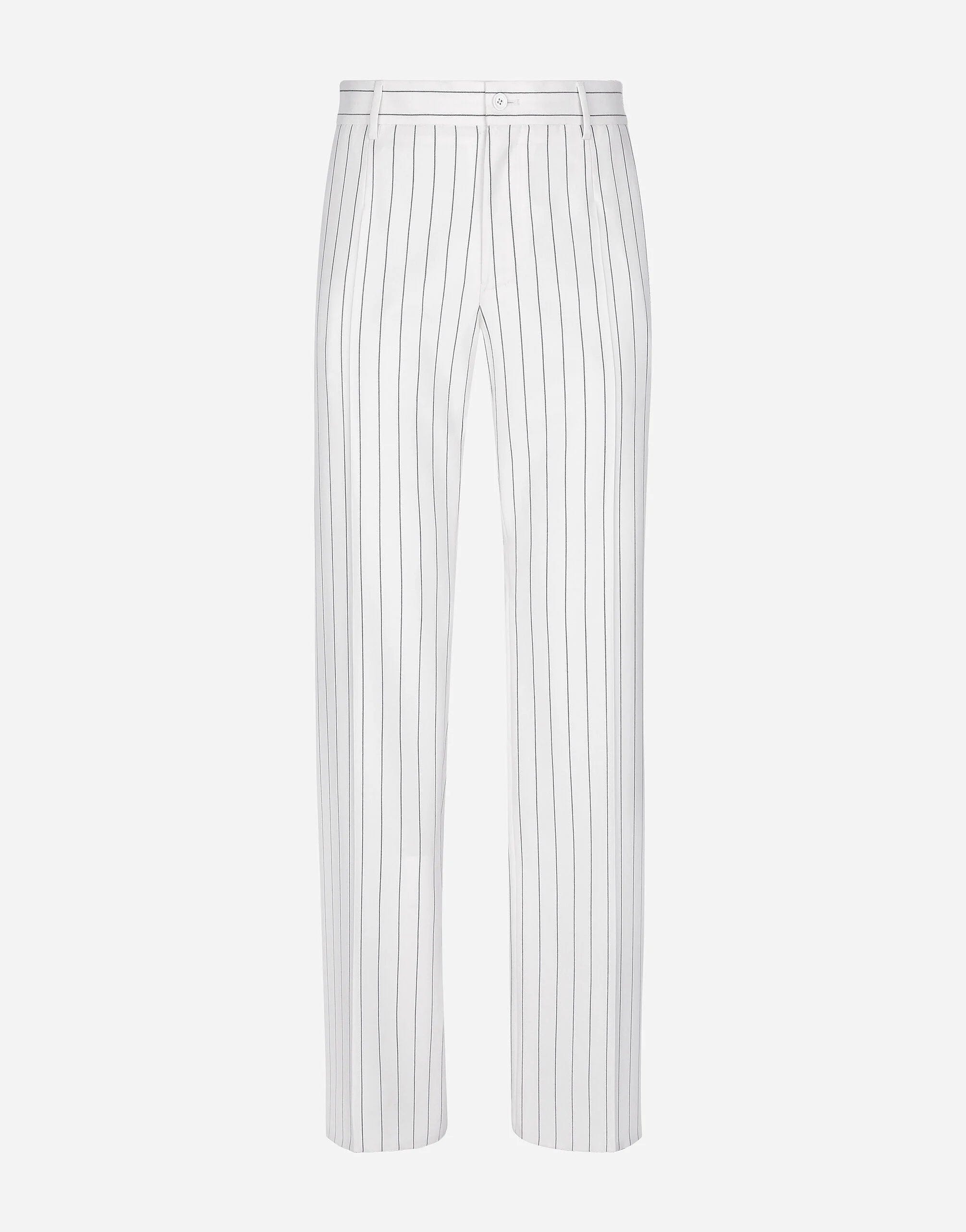 Dolce & Gabbana Straight-Leg Pinstripe Pants