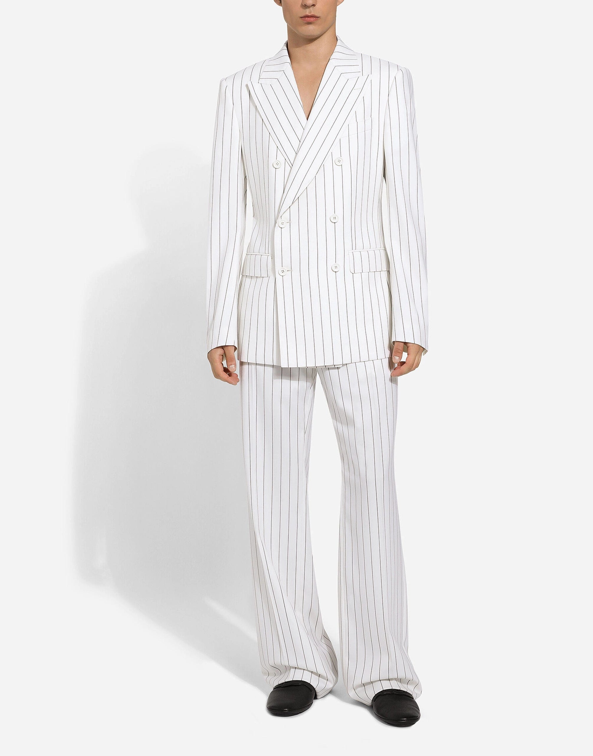 Dolce & Gabbana Straight-Leg Pinstripe Pants