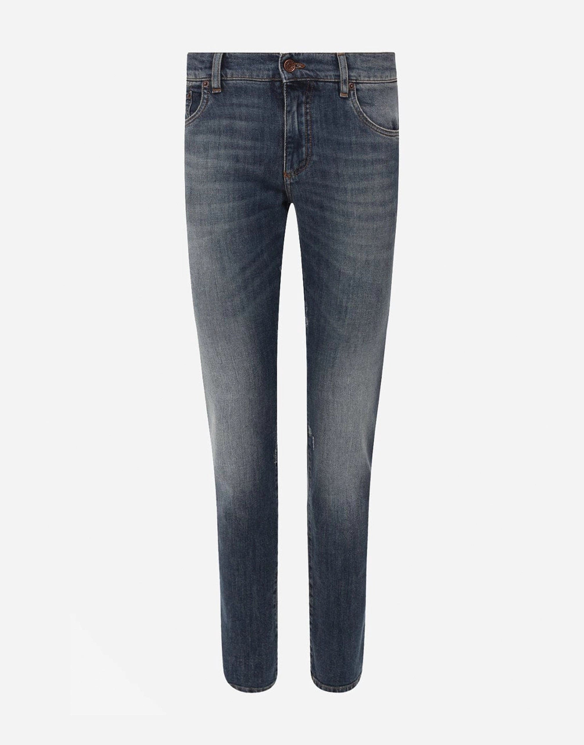Dolce & Gabbana Straight Leg Pocket Patch Jeans