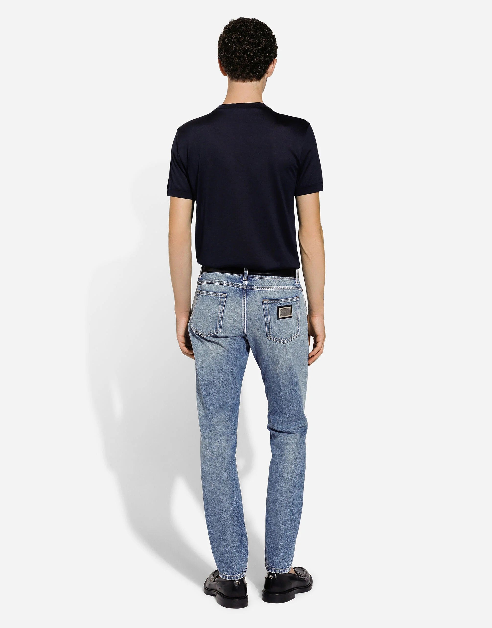 Dolce & Gabbana Straight-Leg Stonewashed Jeans