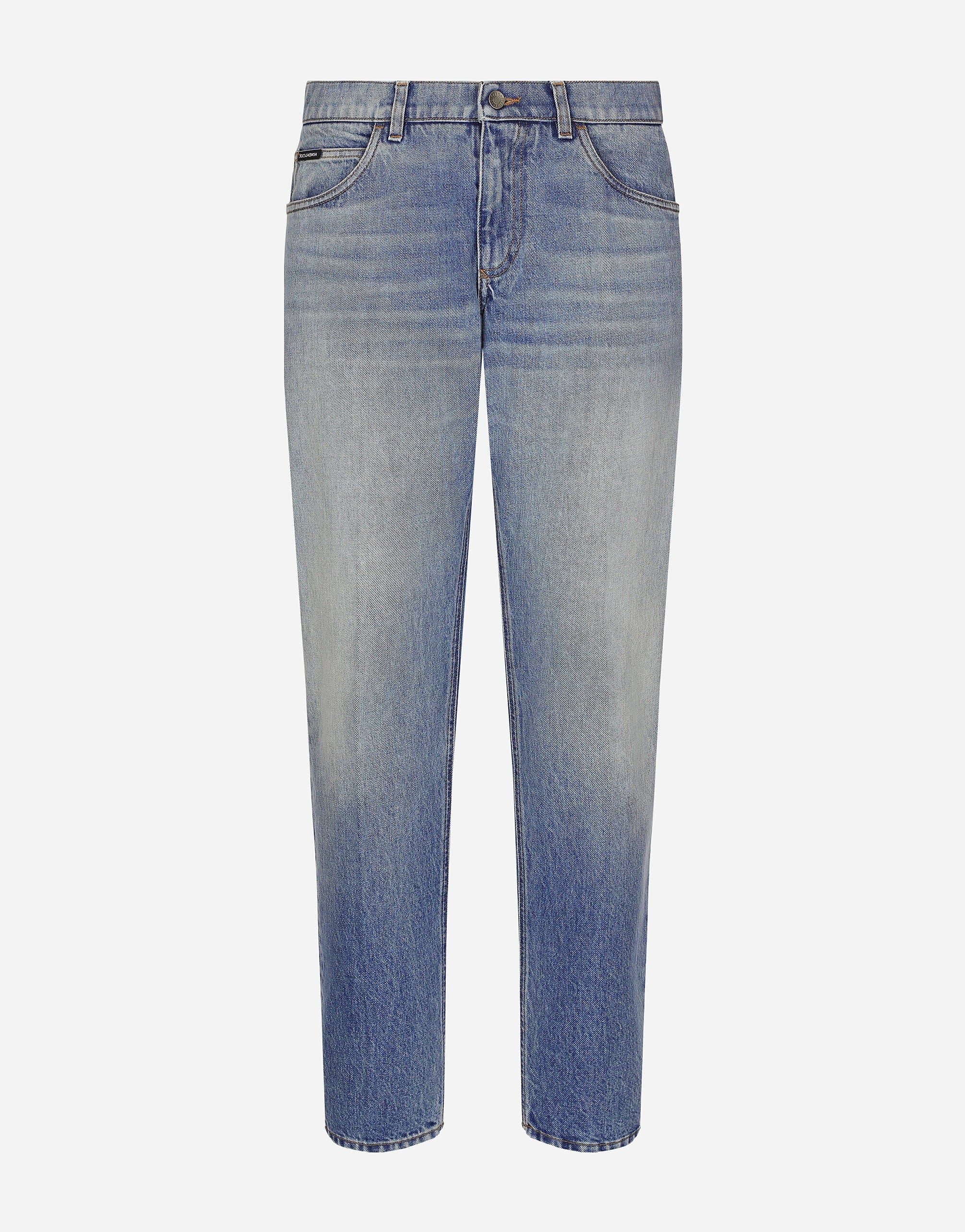 Dolce & Gabbana Straight-Leg Stonewashed Jeans